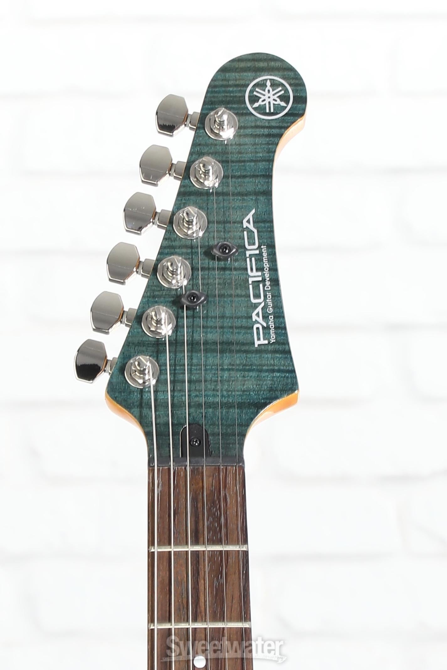 Yamaha Pacifica PAC612VIIFM Electric Guitar - Indigo Blue | Sweetwater