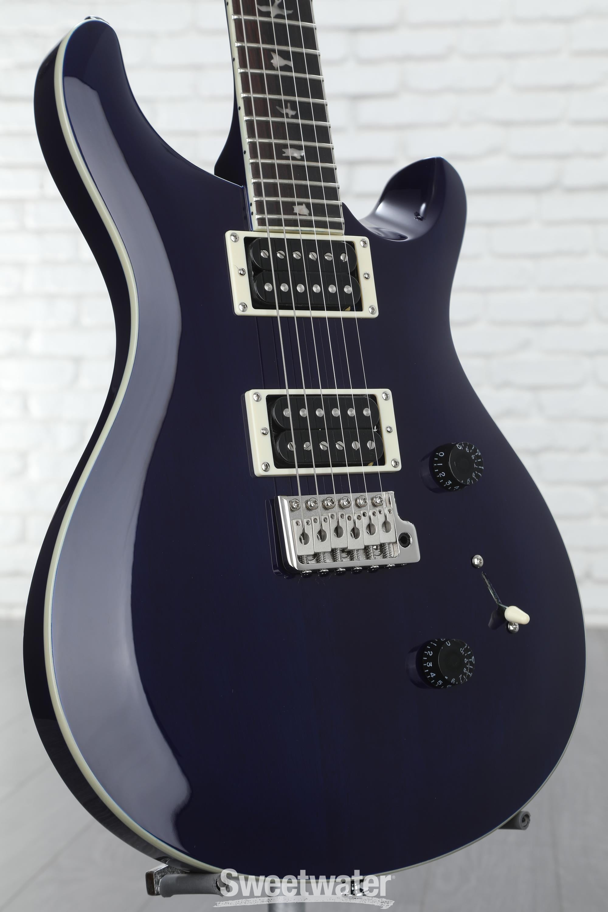 PRS SE Standard 24 Electric Guitar - Trans Blue | Sweetwater