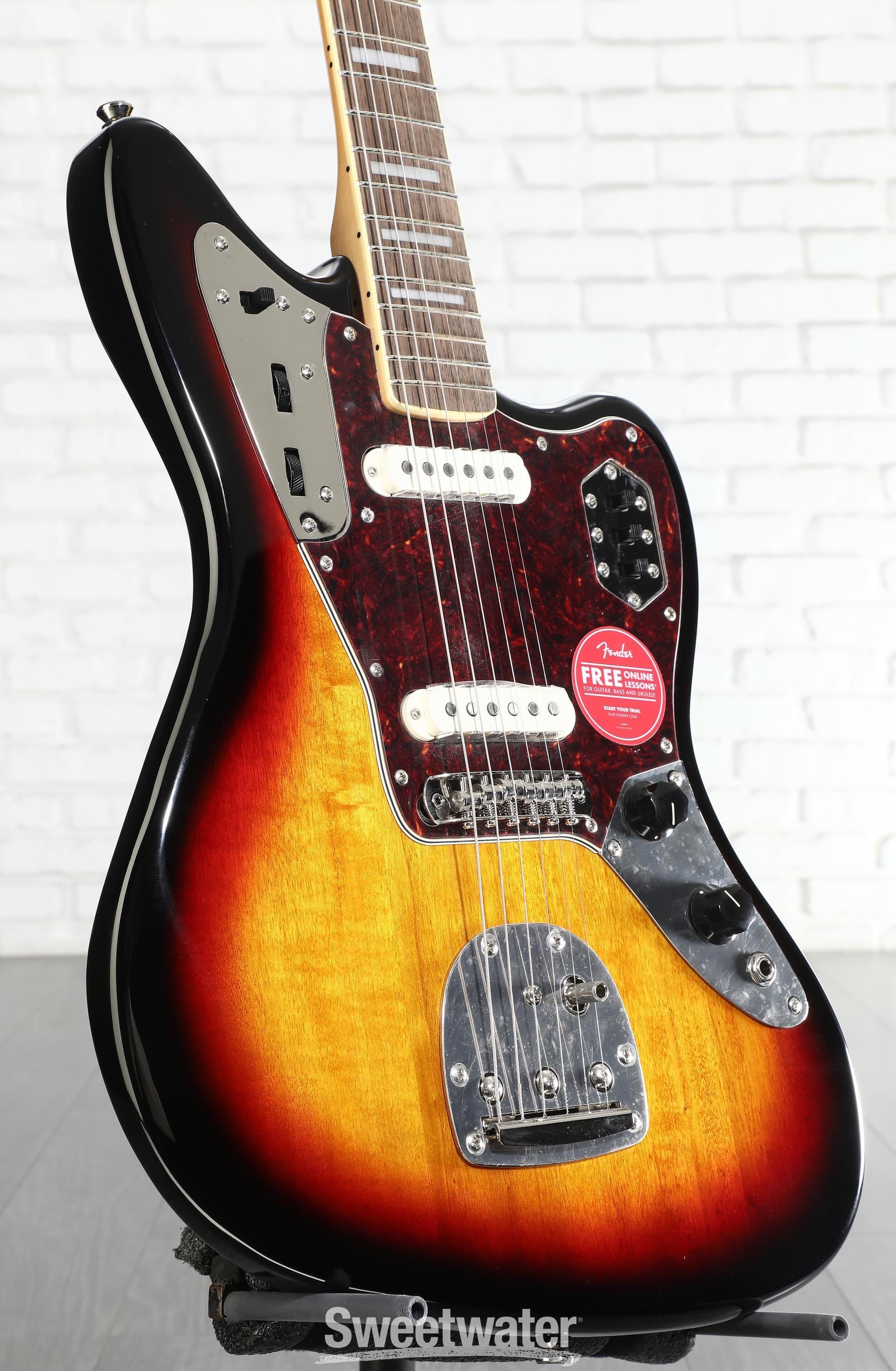Squier Classic Vibe '70s Jaguar - 3-Tone Sunburst | Sweetwater