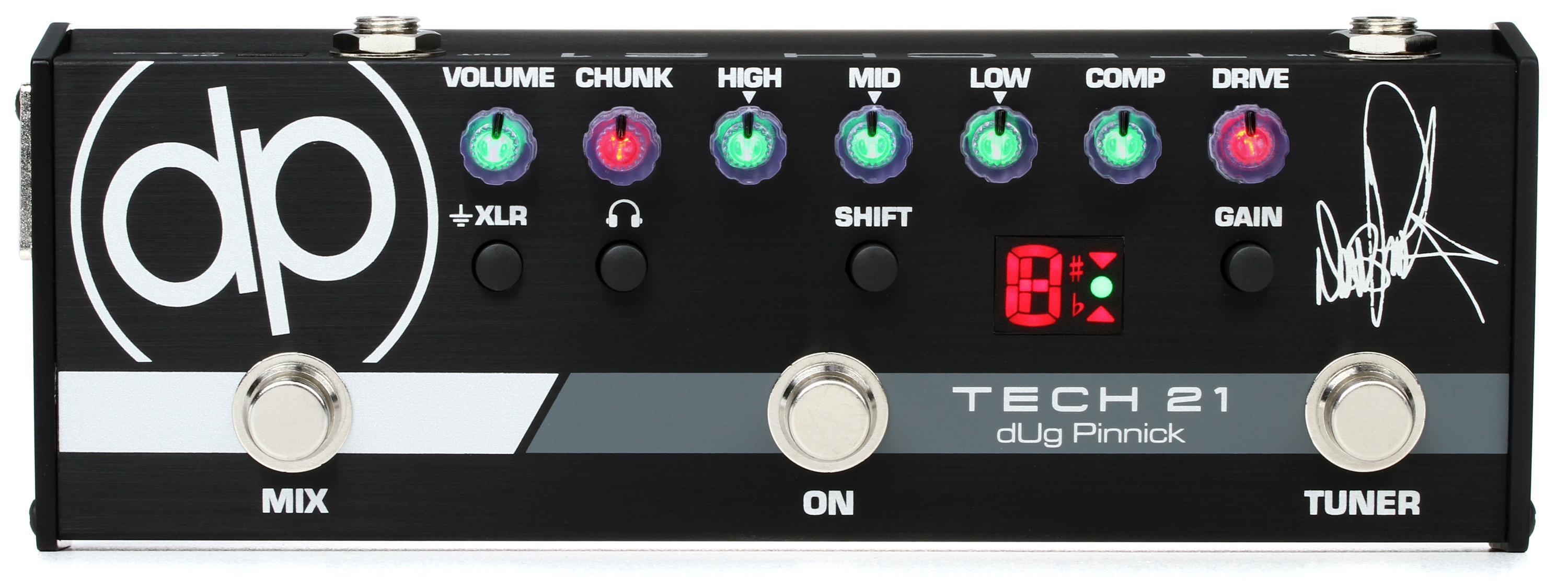 Tech 21 dUg Pinnick Signature Bass Distortion Pedal | Sweetwater