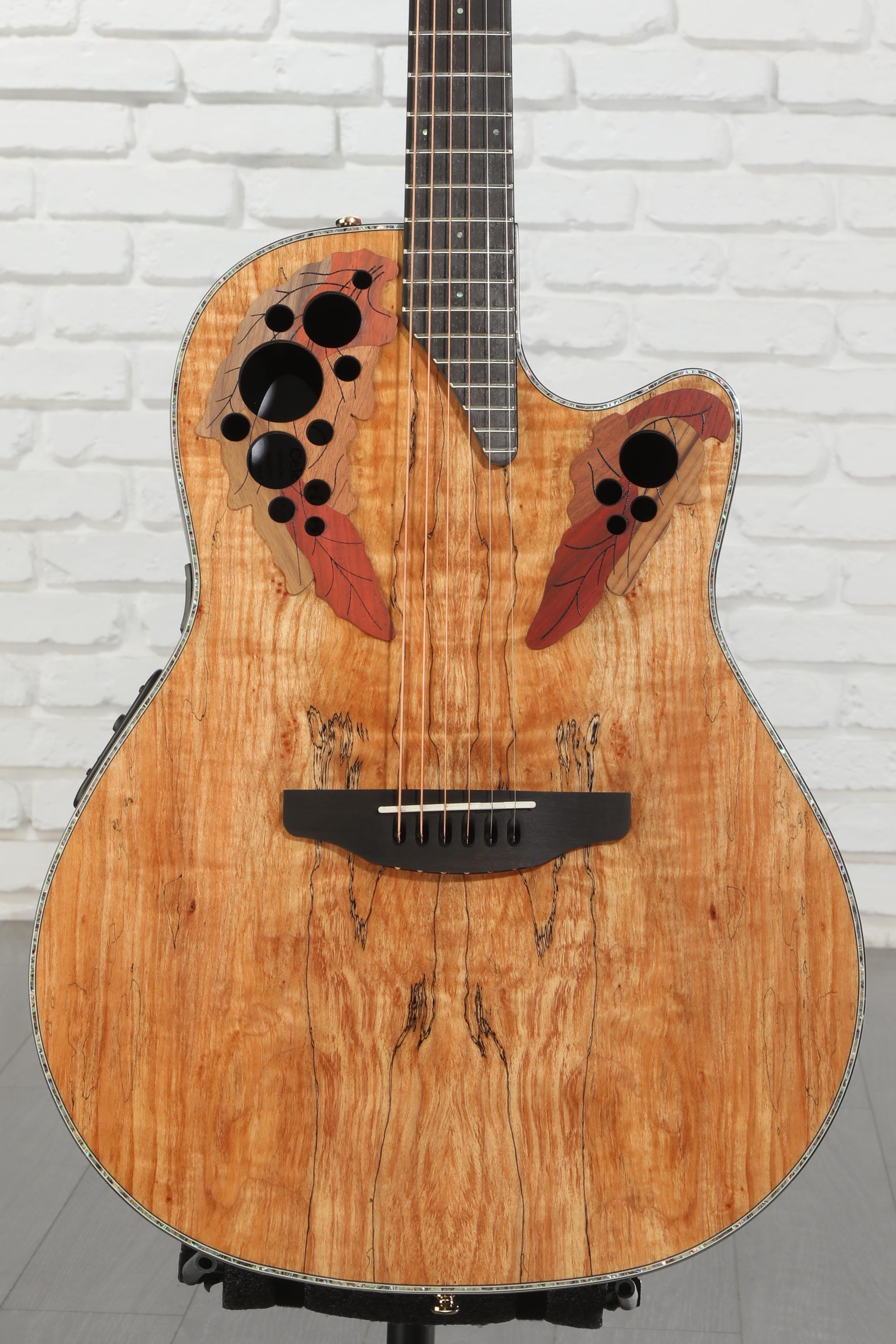 Ovation Celebrity Elite Plus CE44P-SM Mid-Depth Acoustic-Electric