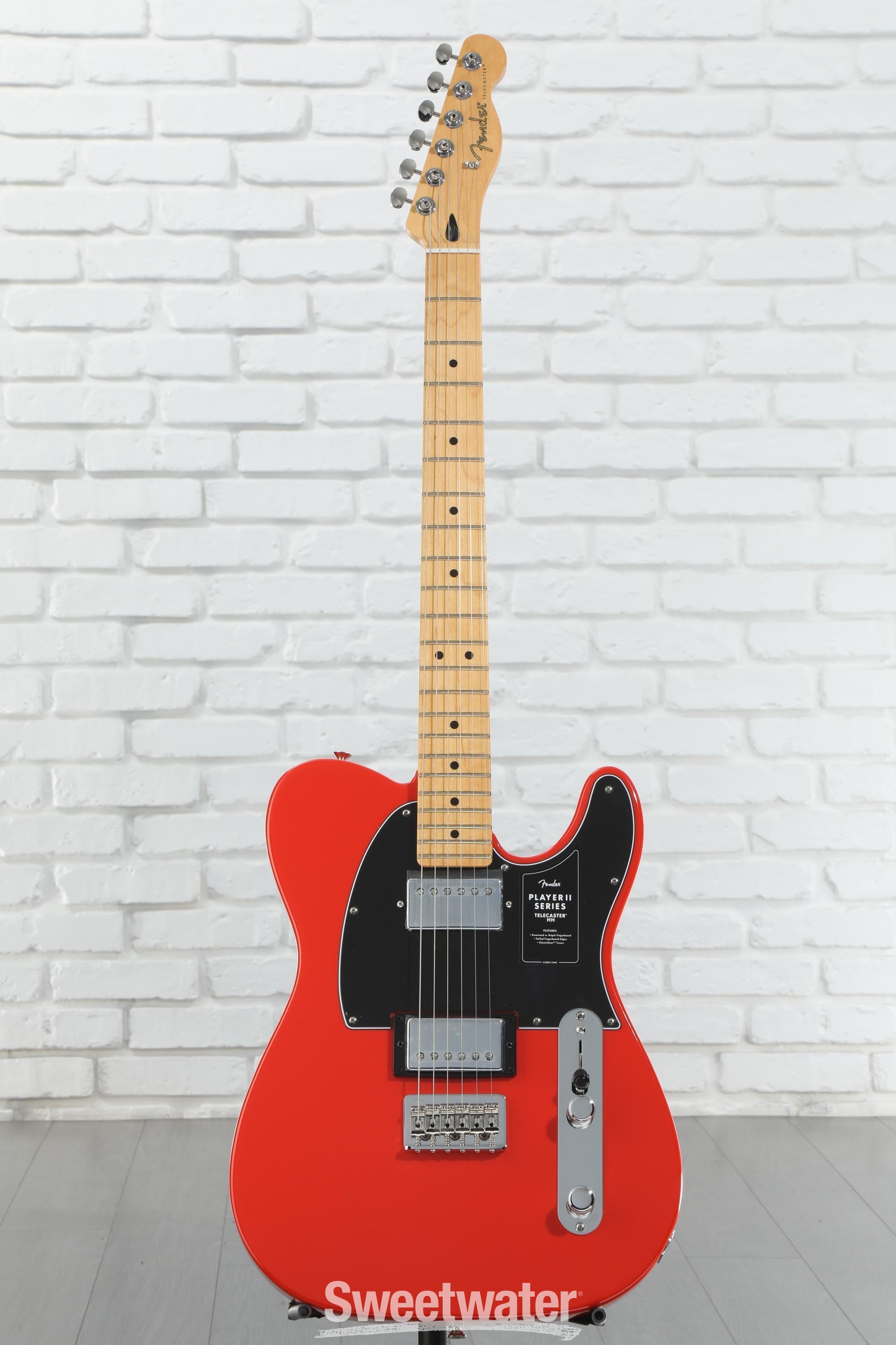Fender Player II Telecaster HH Electric Guitar - Coral Red