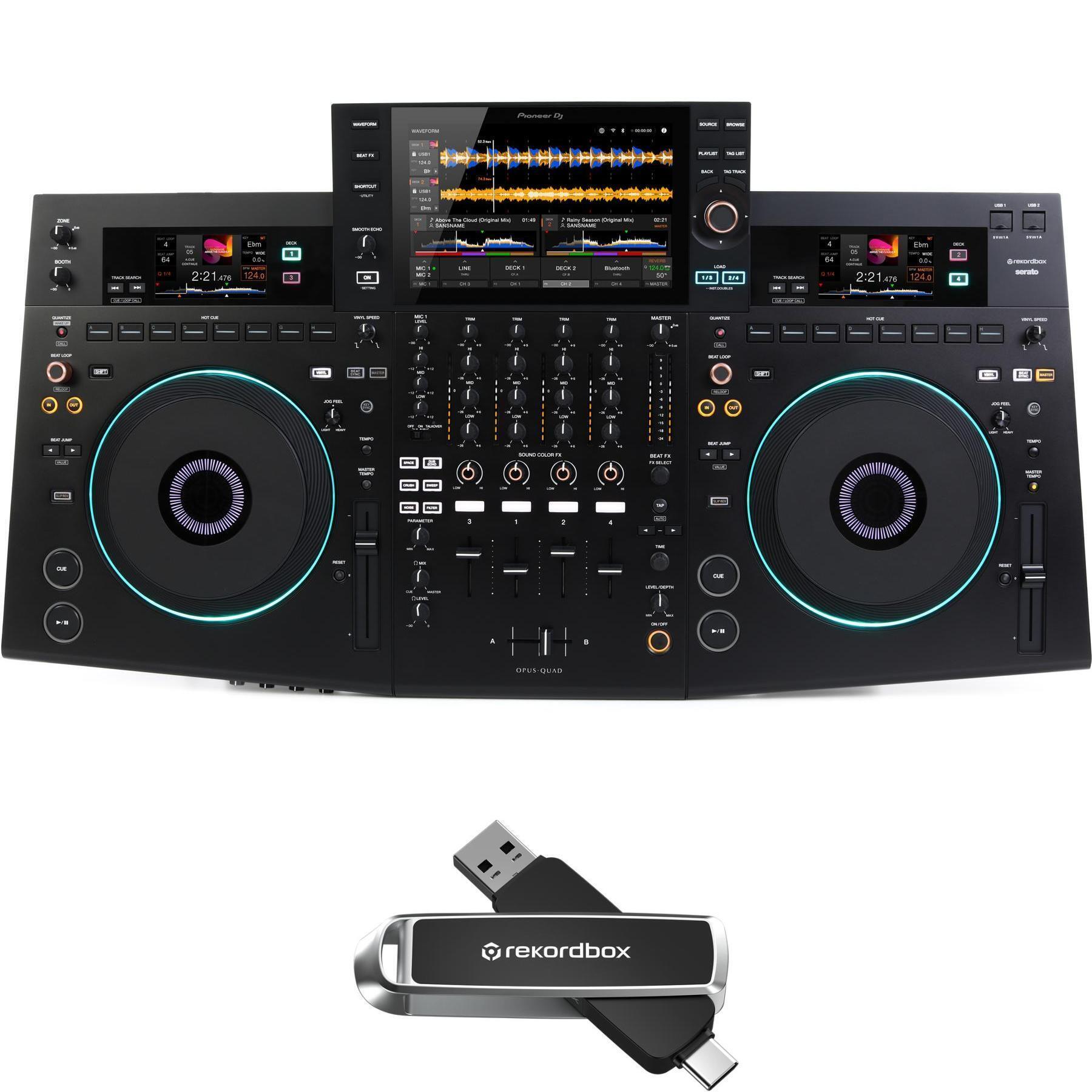 Pioneer DJ OPUS-QUAD 4-channel DJ System with Flash Drive