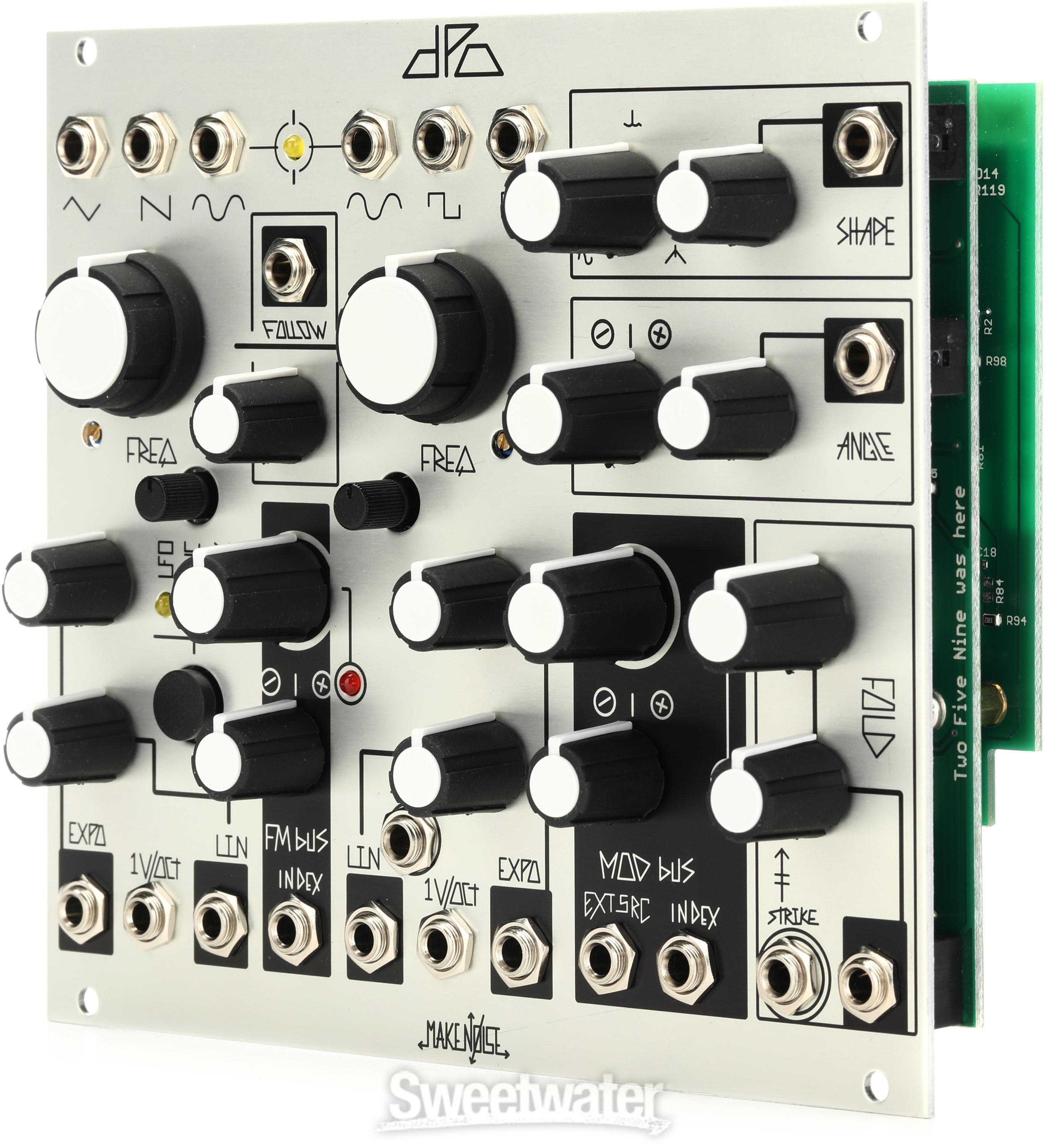 Make Noise DPO Dual Voltage Controlled Oscillator Eurorack Module |  Sweetwater