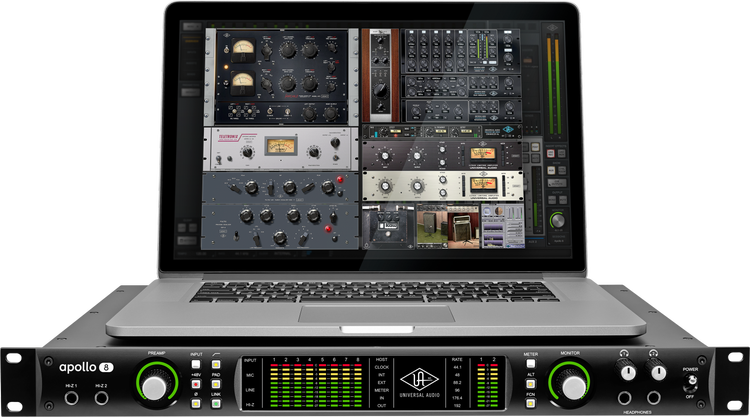 Universal Audio Apollo 8 QUAD 18x24 Thunderbolt 2 Audio