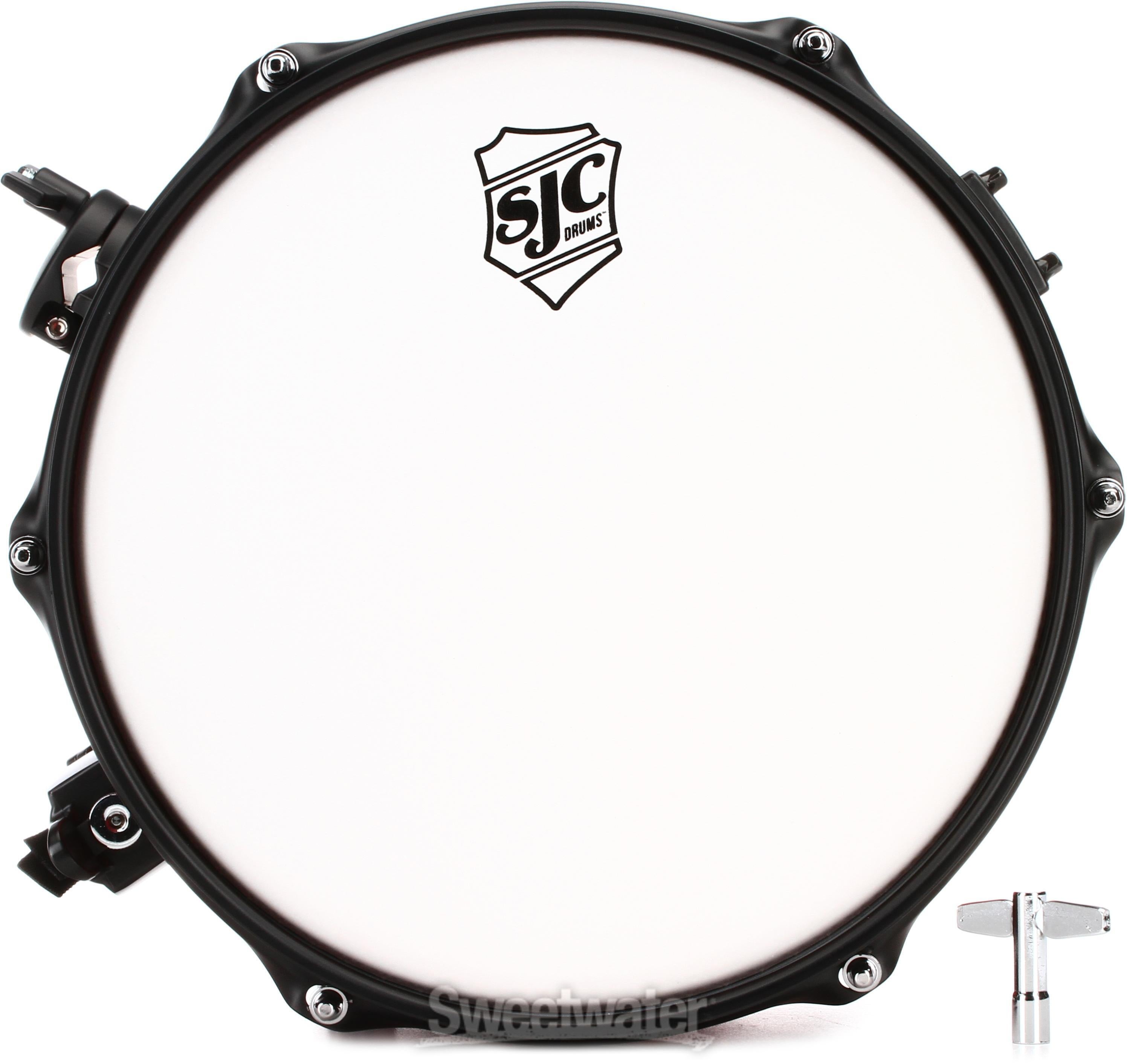 Snare Custom 6インチ SJC Custom Drums Thrash Can Side Snare Drum - 6 x 10 inch