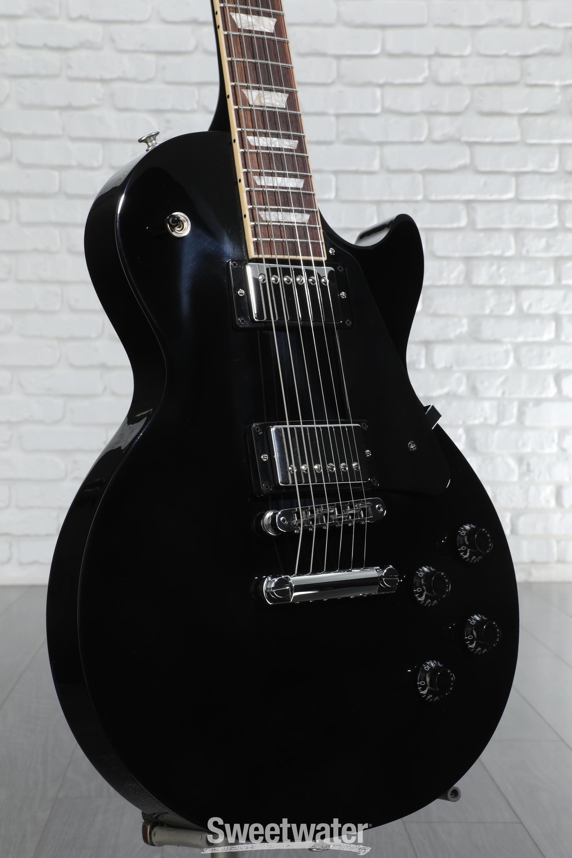 ギター Gibson Les Paul studio EB Gibson Les Paul Studio Electric Guitar - Ebony | Sweetwater