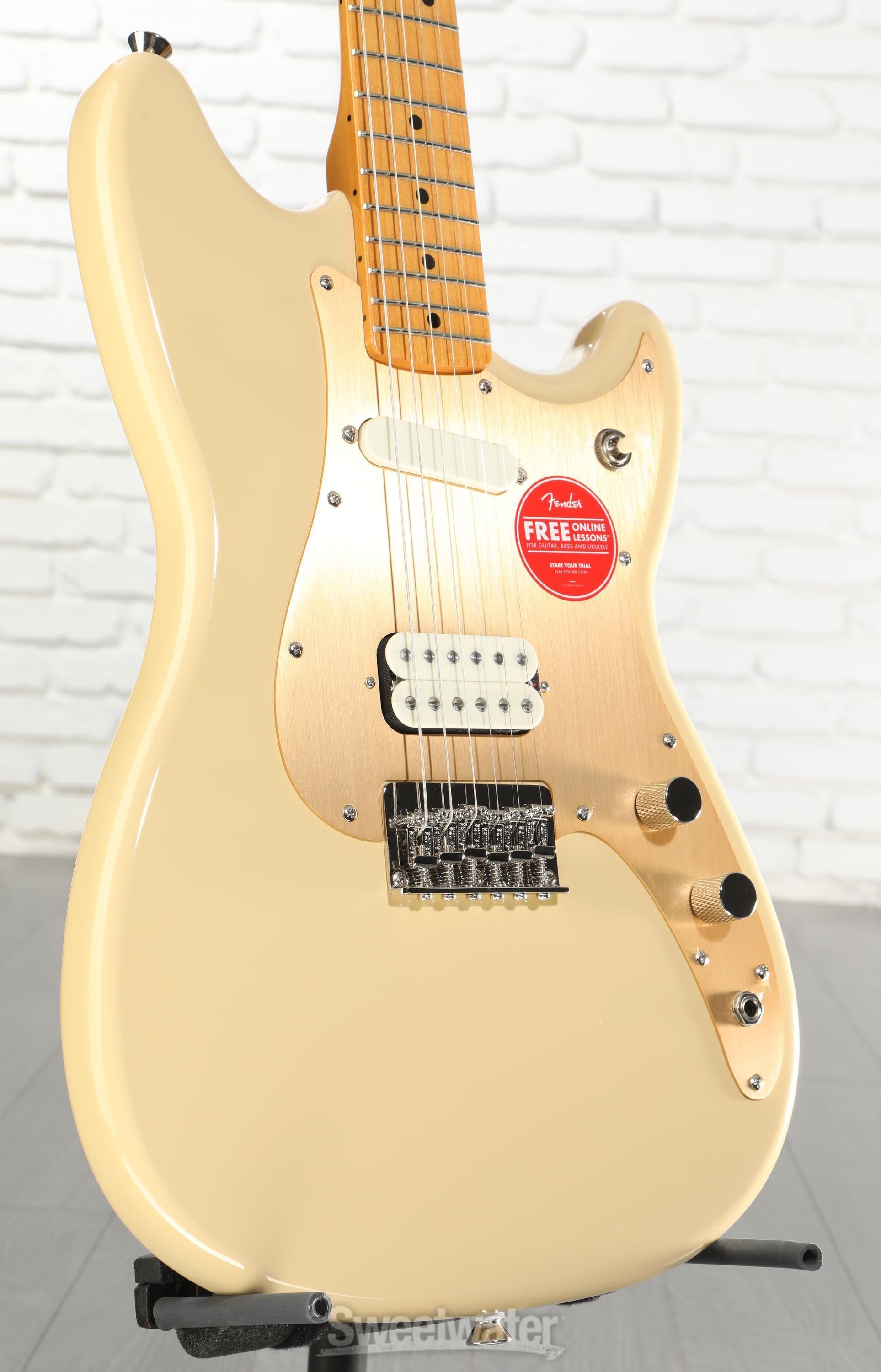 【Squier by Fender】DUO-SONIC. 080401111 Squier Classic Vibe Duo-Sonic HS Electric Guitar - Desert Sand