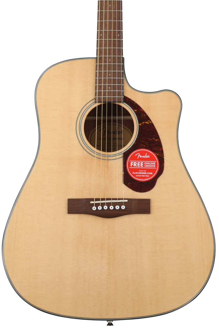 Fender CD-140SCE Dreadnought Acoustic-Electric Guitar - Natural