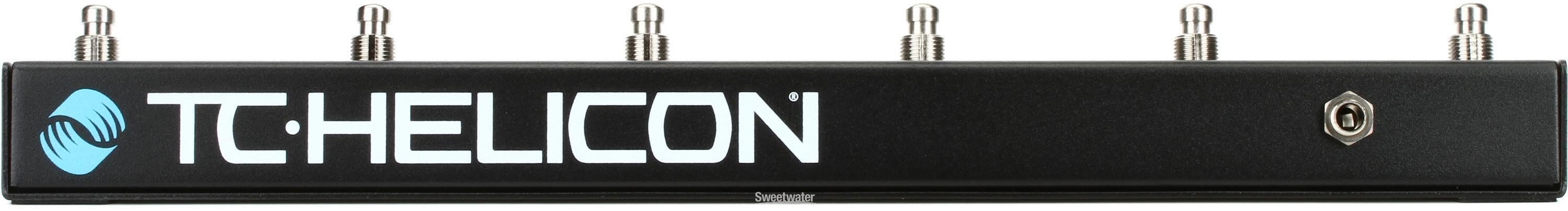 TC Helicon SWITCH-6 エフェクター フットスイッチ TC Helicon SWITCH-6 6-Button Footswitch Black | Guitar Center