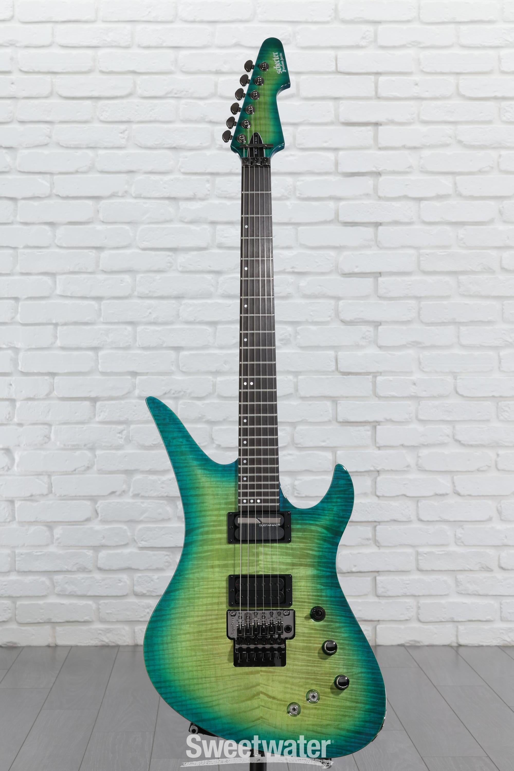 Schecter BlackJack SLS Avenger FR-S - Aquaburst - Sweetwater