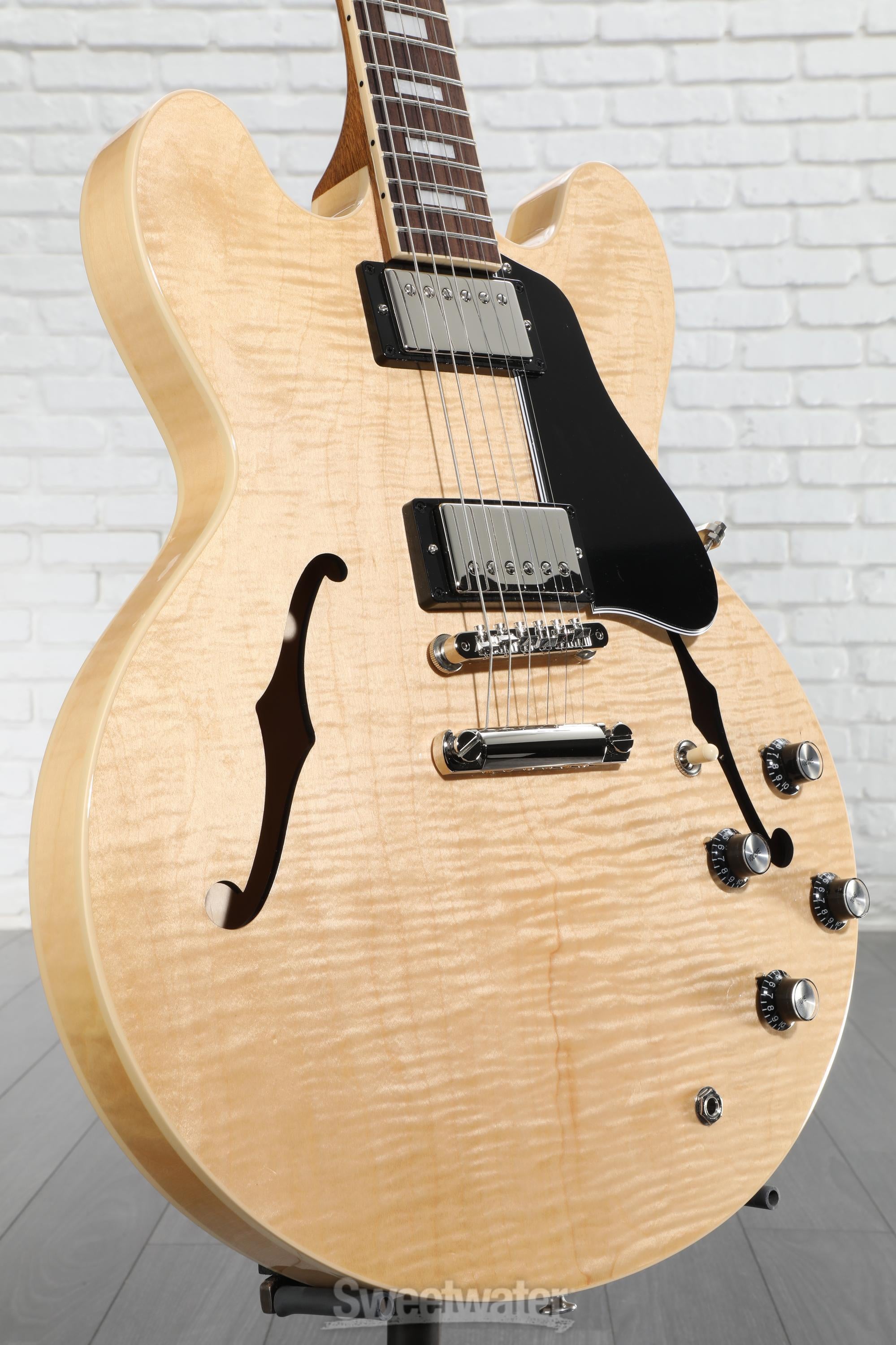 ギター Gibson ES-335 Figured Antique Natural Gibson ES-335 Figured - Antique Natural | Sweetwater