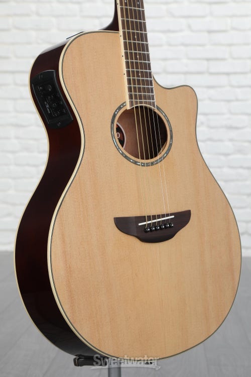 Yamaha APX600 NA Thin Body Acoustic-Electric Guitar, Natural