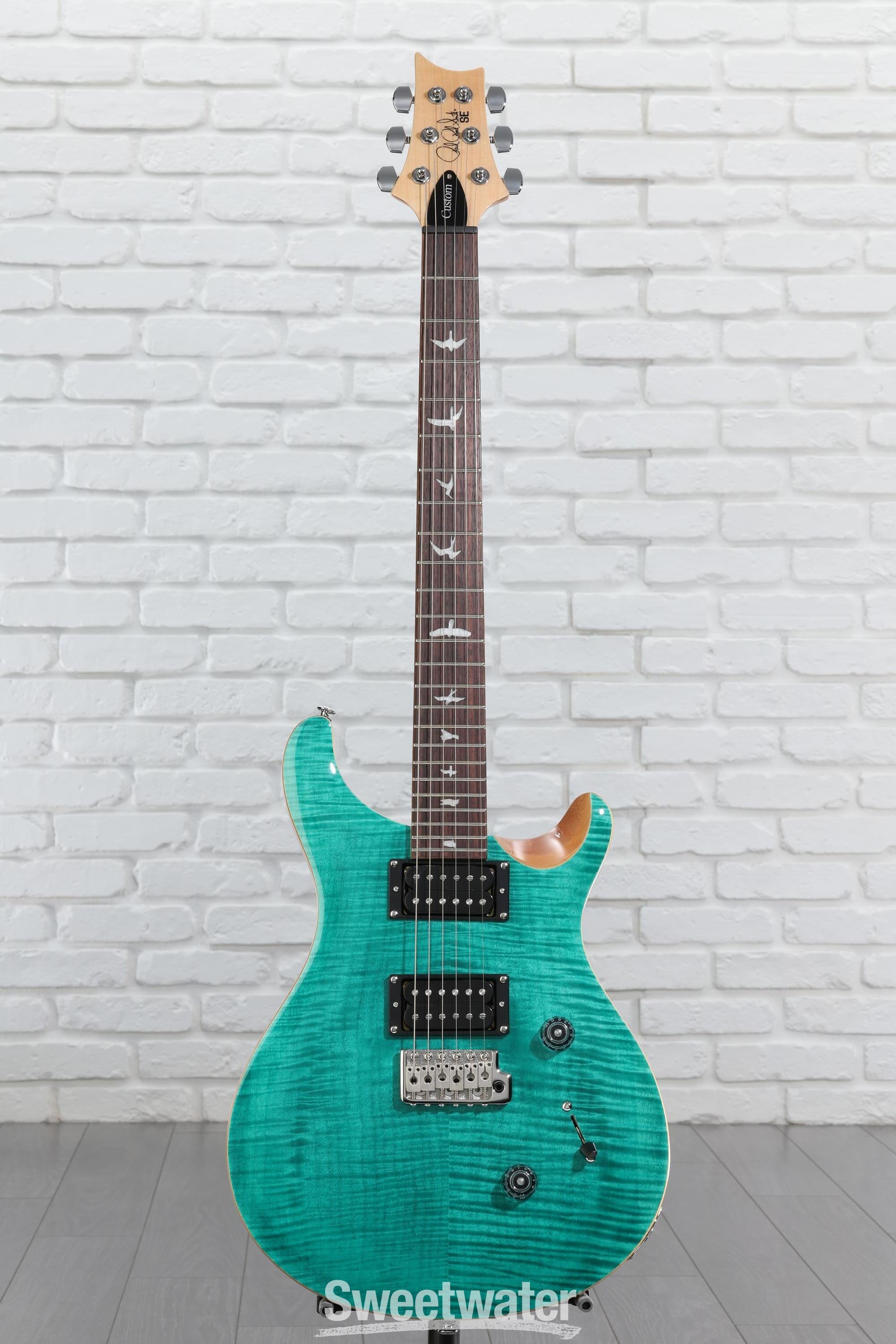 PRS SE Custom 24 Electric Guitar - Turquoise | Sweetwater