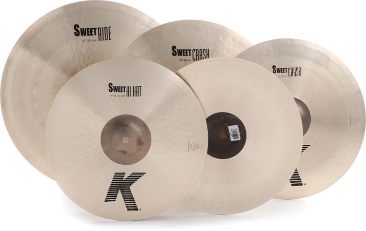 Zildjian K Sweet Cymbal Set - 15/17/19/21 inch