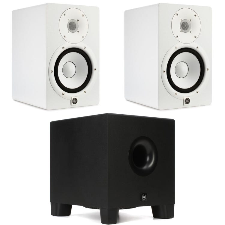 Yamaha HS7 6.5-Inch Powered Studio Monitor Speaker, White (Pair)