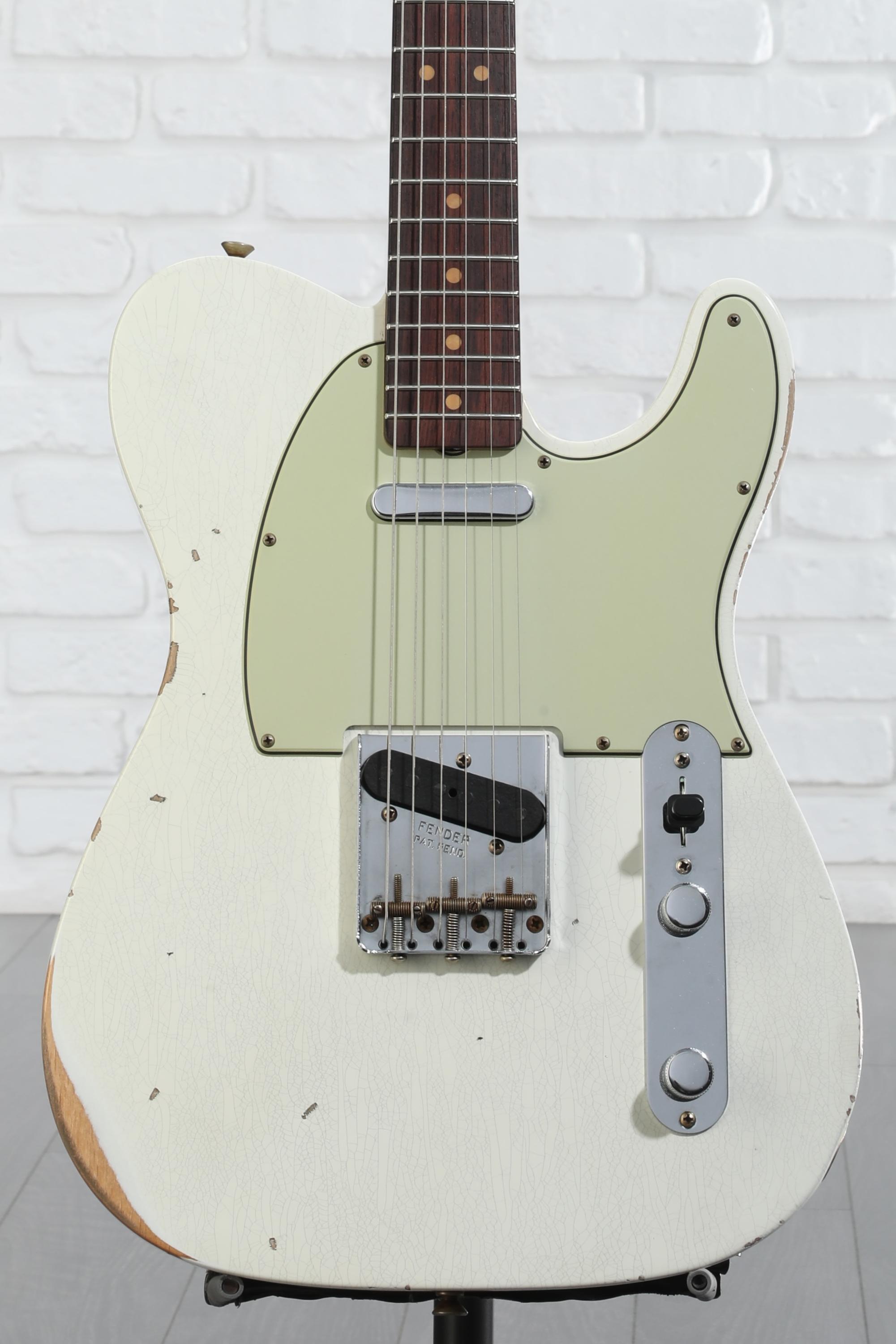 Olympic white relic stratocaster top