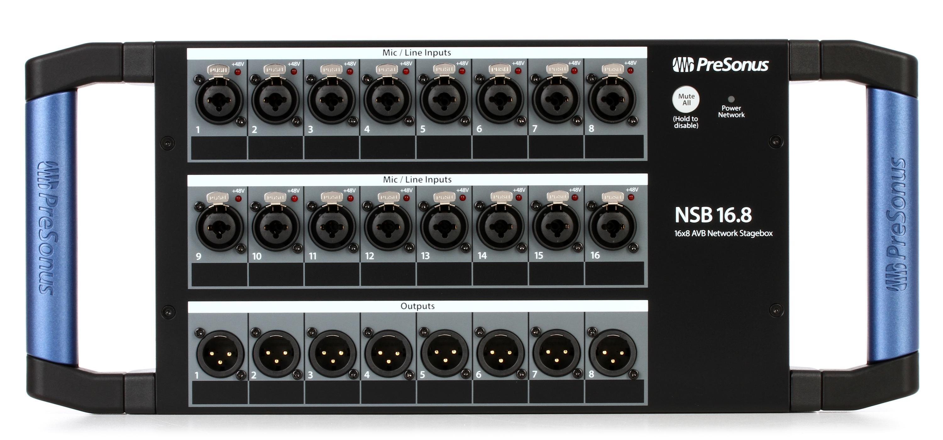 PreSonus NSB16.8 AVB Networked Stage Box