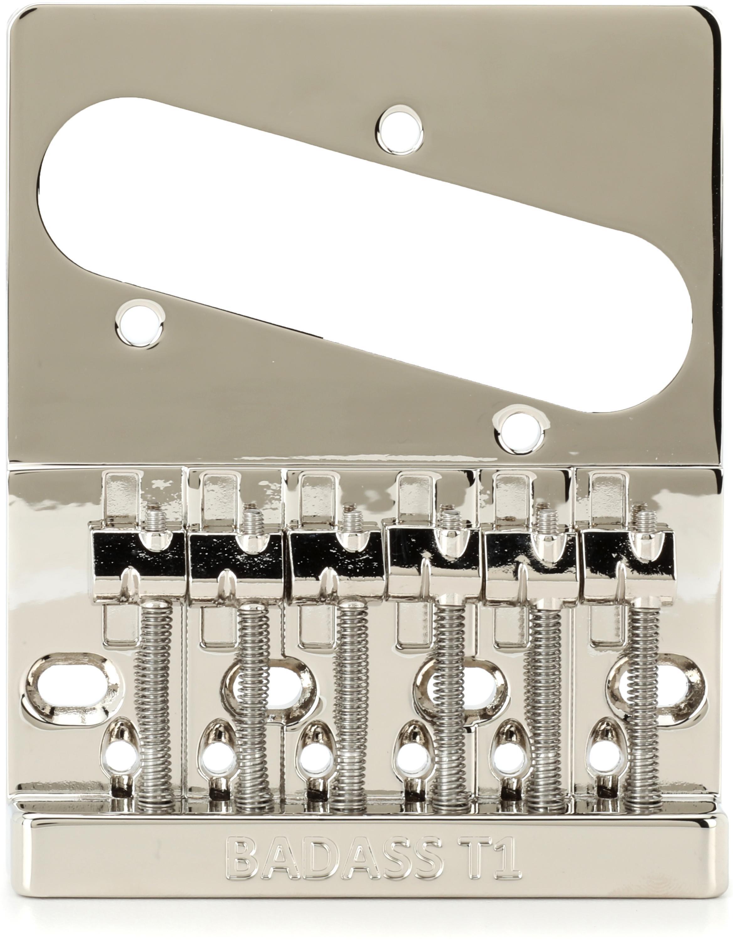 Leo Quan Badass T1 Telecaster Bridge - Nickel | Sweetwater