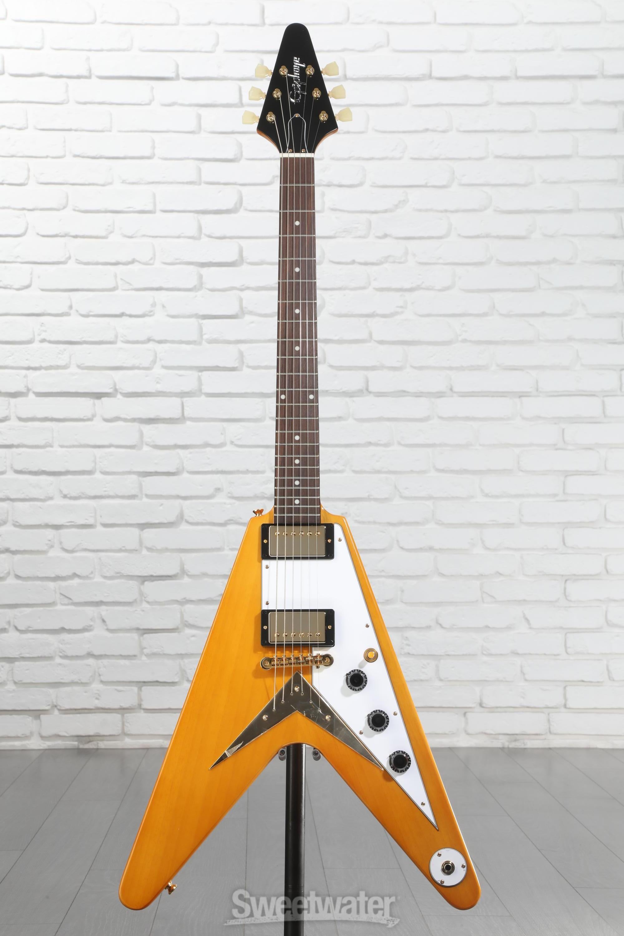Epiphone 1958 Korina Flying V Electric Guitar - Natural