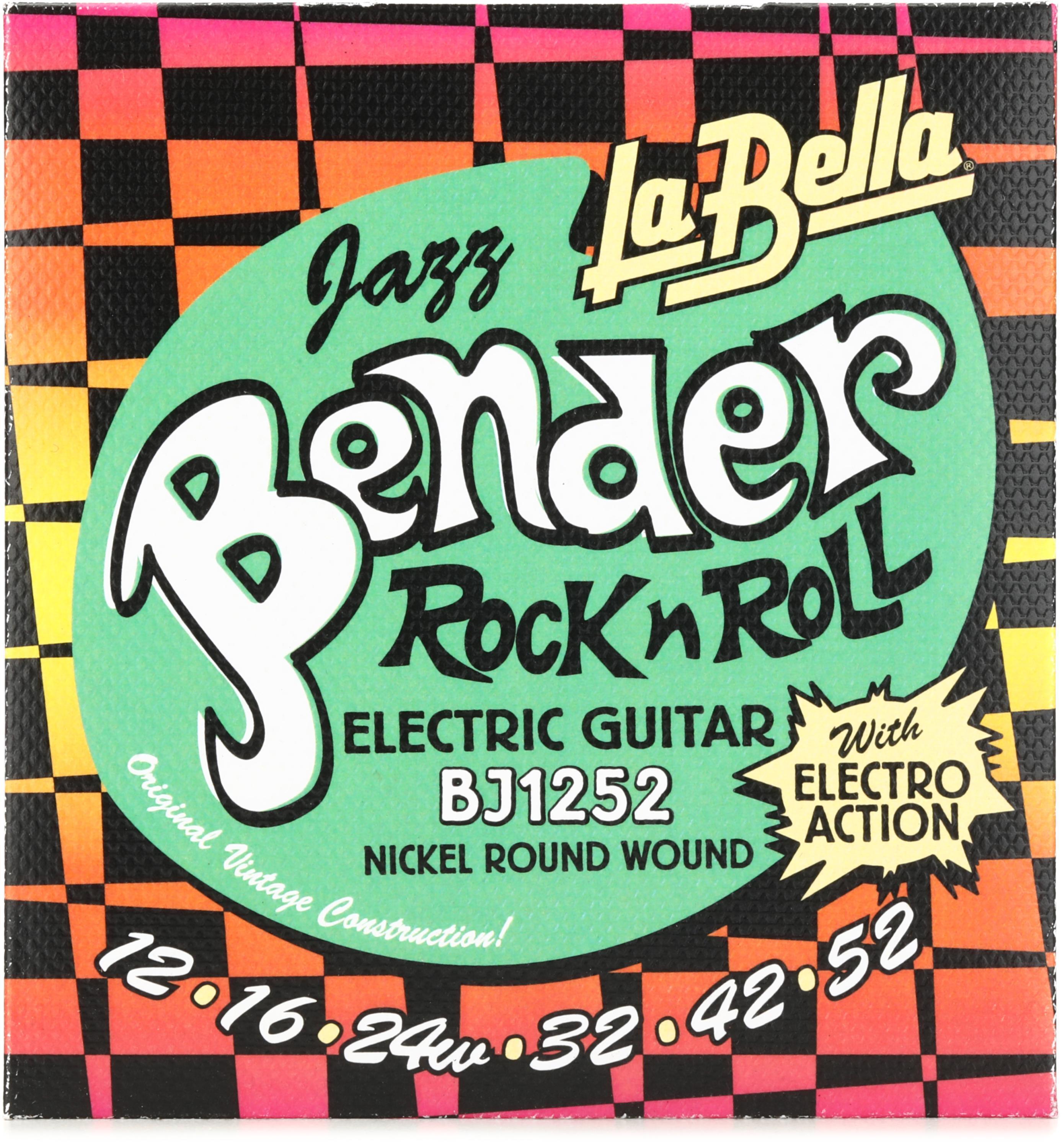 Photo of La Bella BJ1252 Jazz Bender Electric Guitar Strings - .012-.052 Wound 3rd