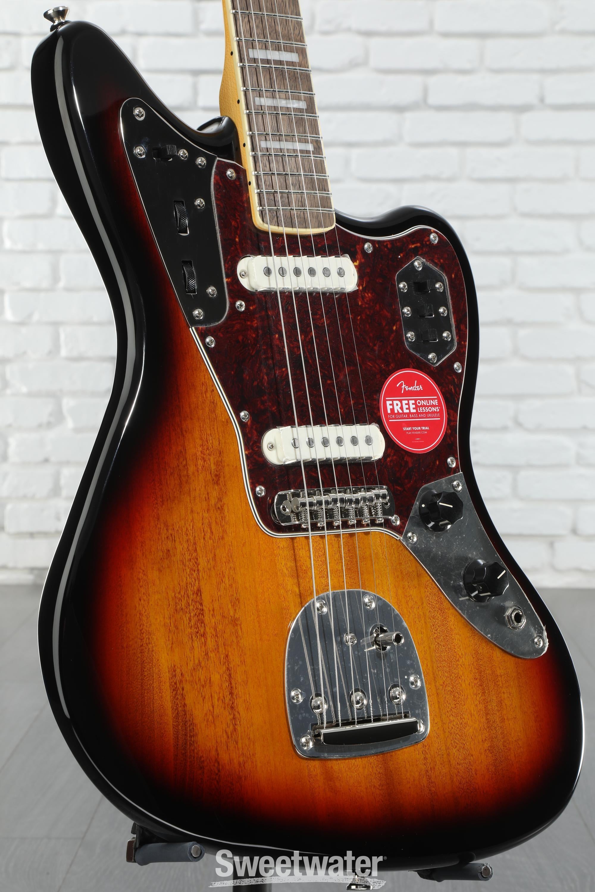 Squier Classic Vibe '70s Jaguar - 3-Tone Sunburst | Sweetwater