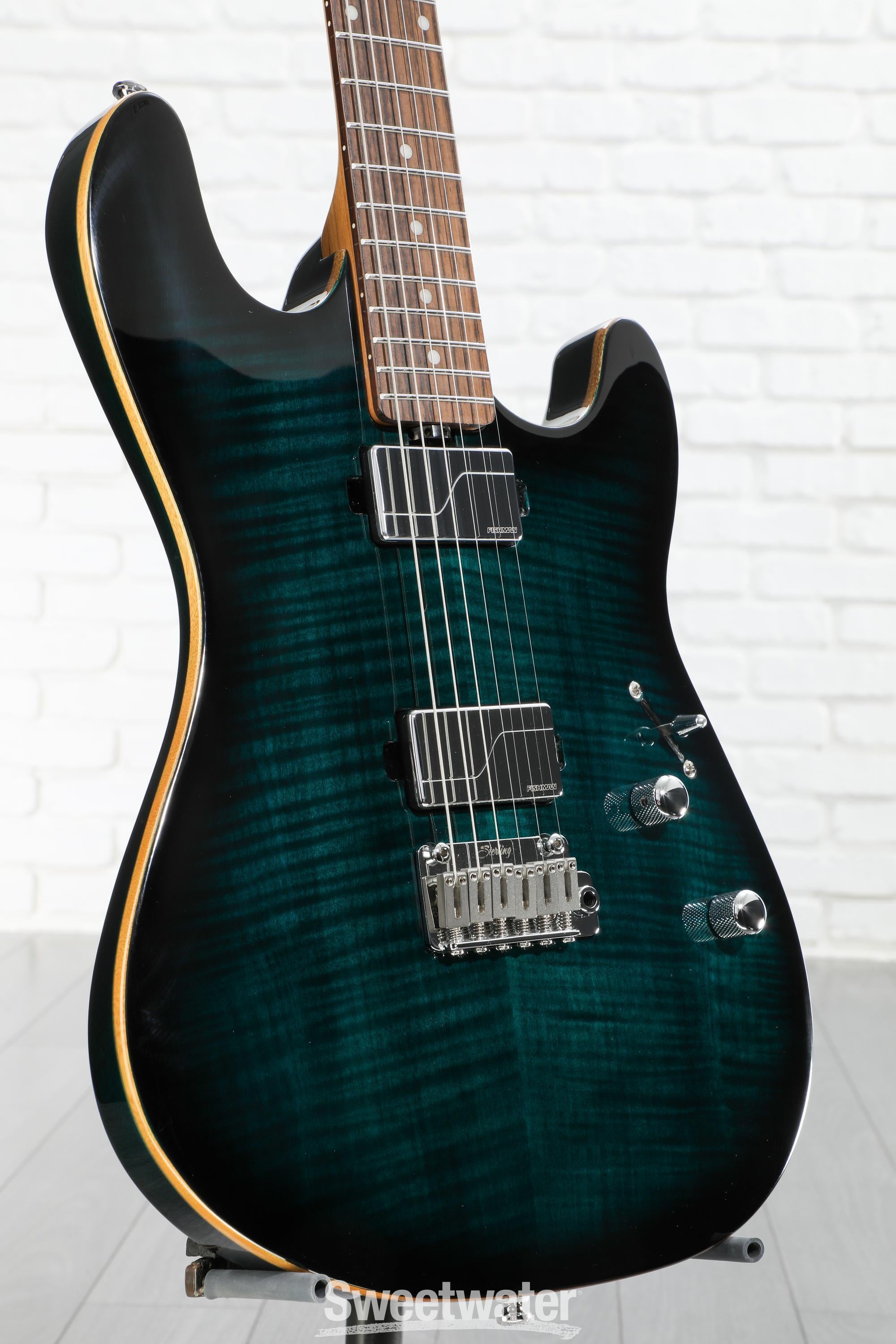 Sterling By Music Man Sabre Electric Guitar - Deep Blue Burst