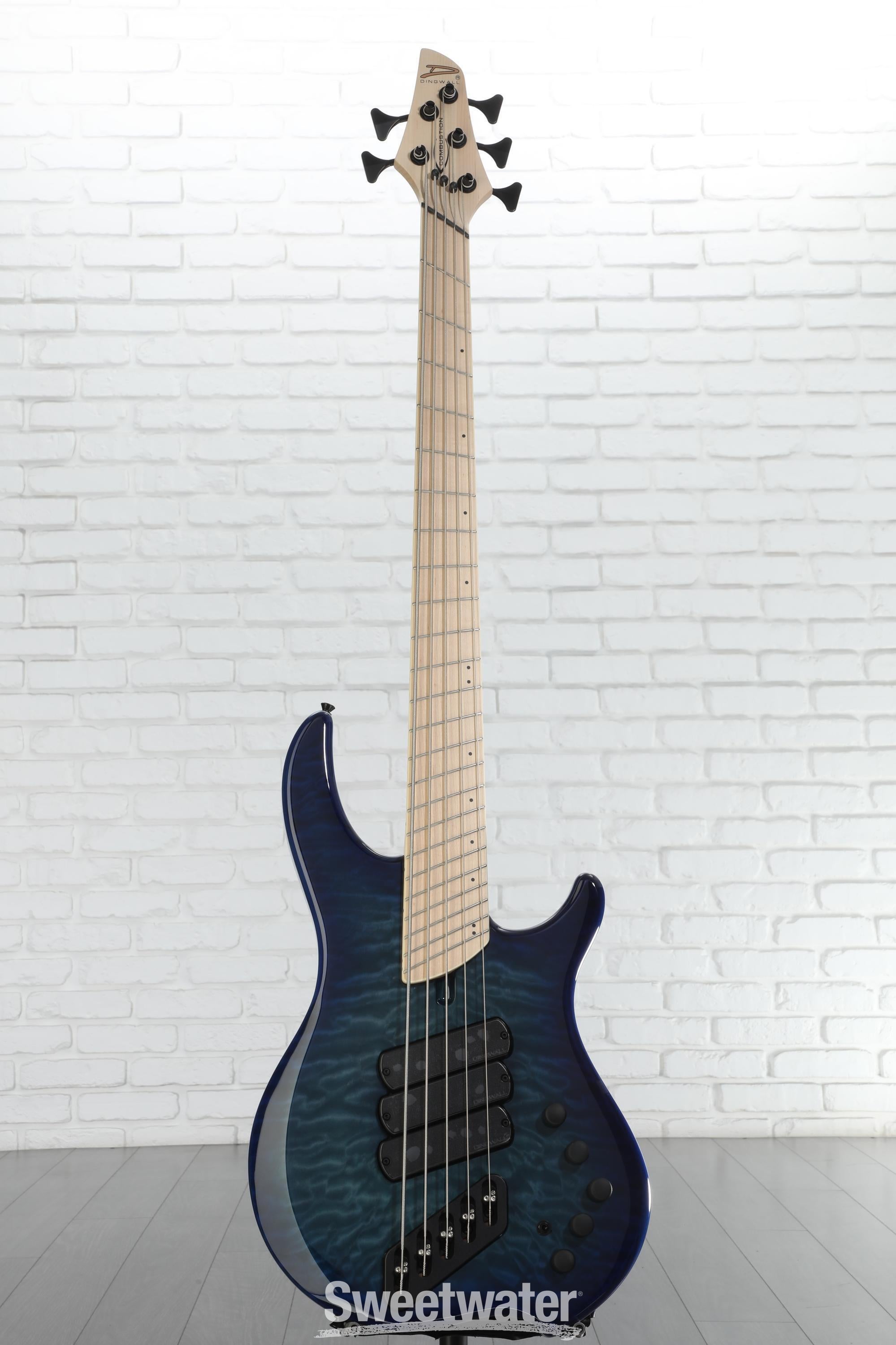 Dingwall Guitars Combustion 5-string Electric Bass - Indigo