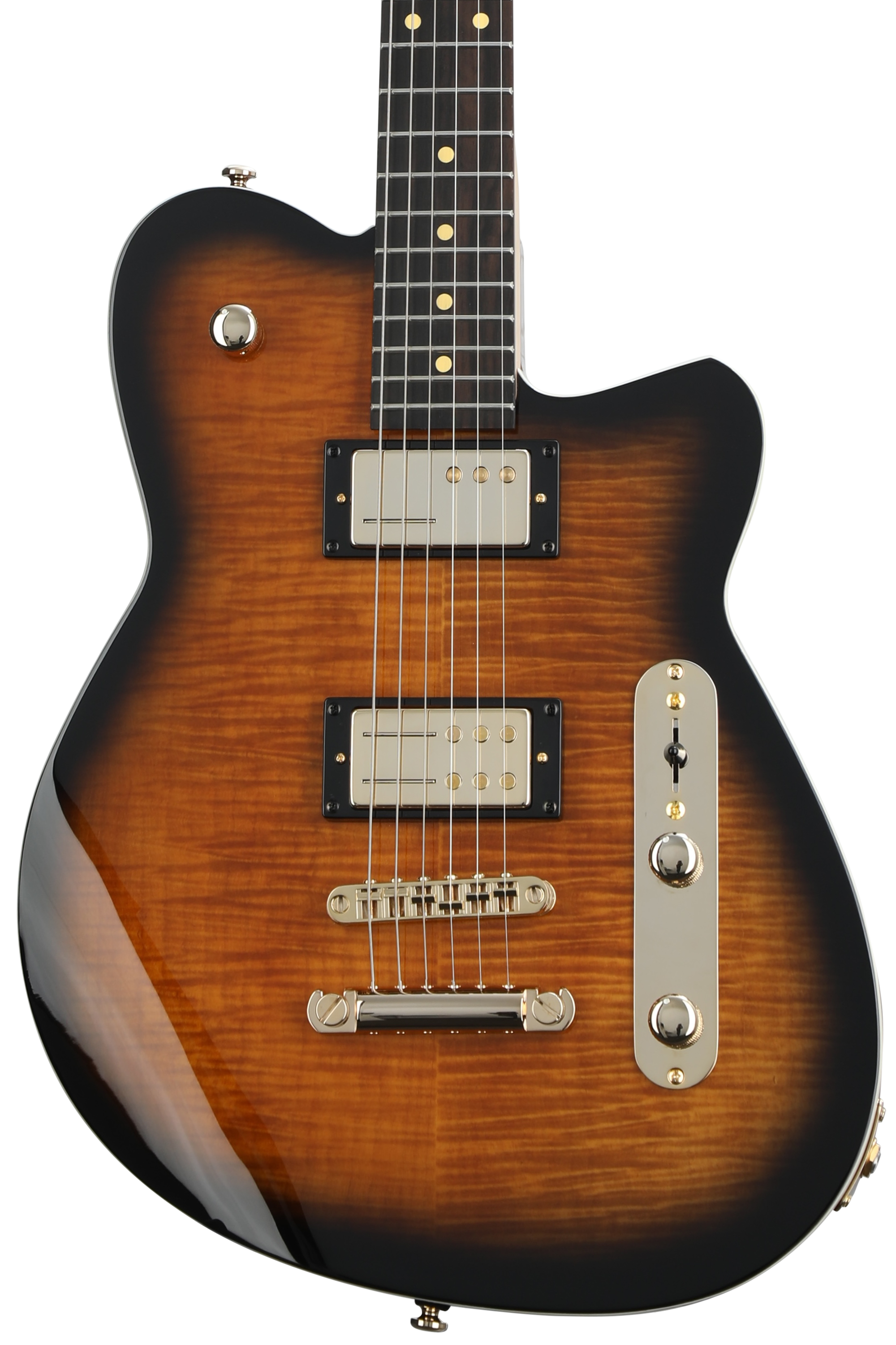 Reverend Charger RA Electric Guitar - Coffee Burst | Sweetwater