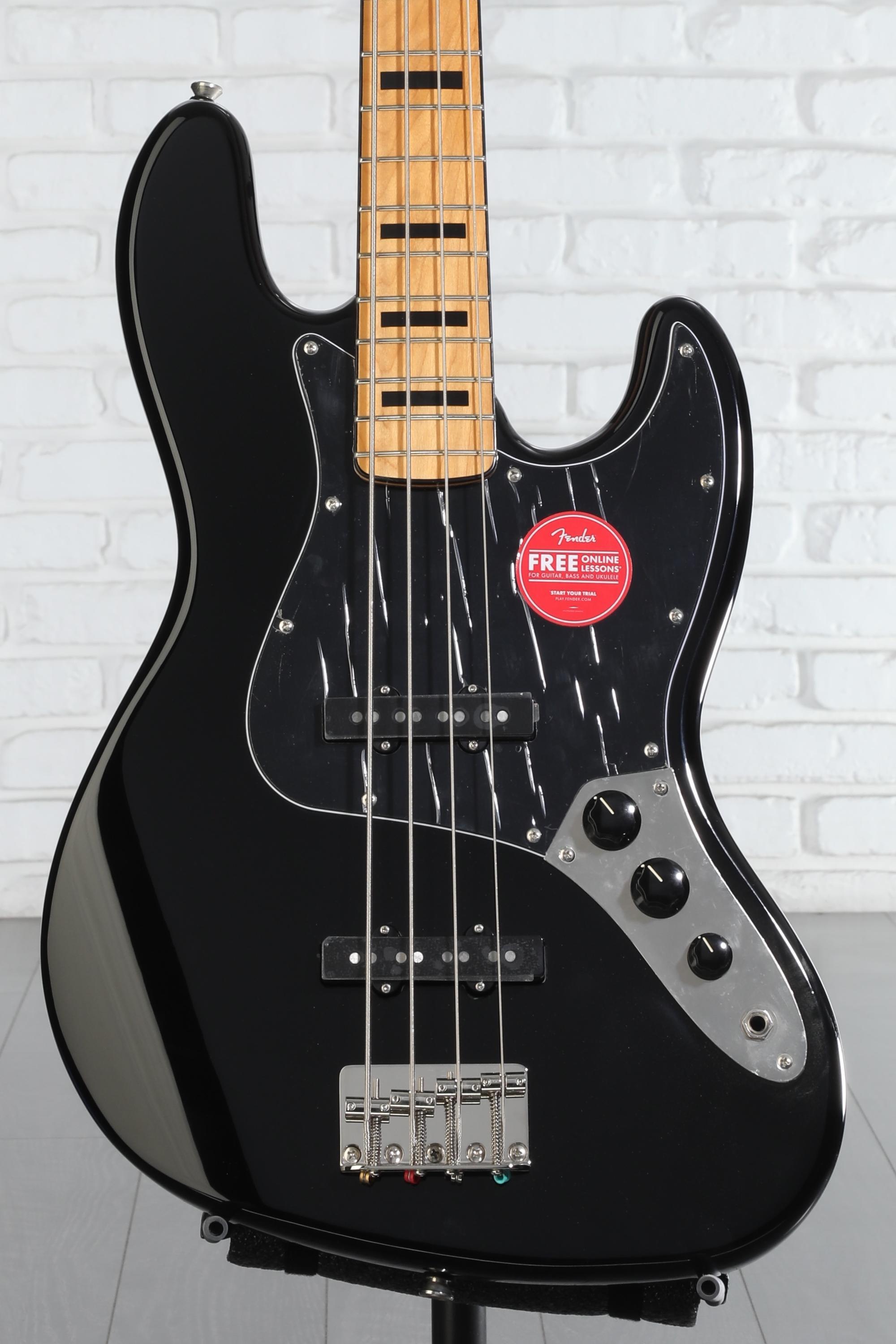 Squier Classic Vibe '70s Jazz Bass - Black | Sweetwater