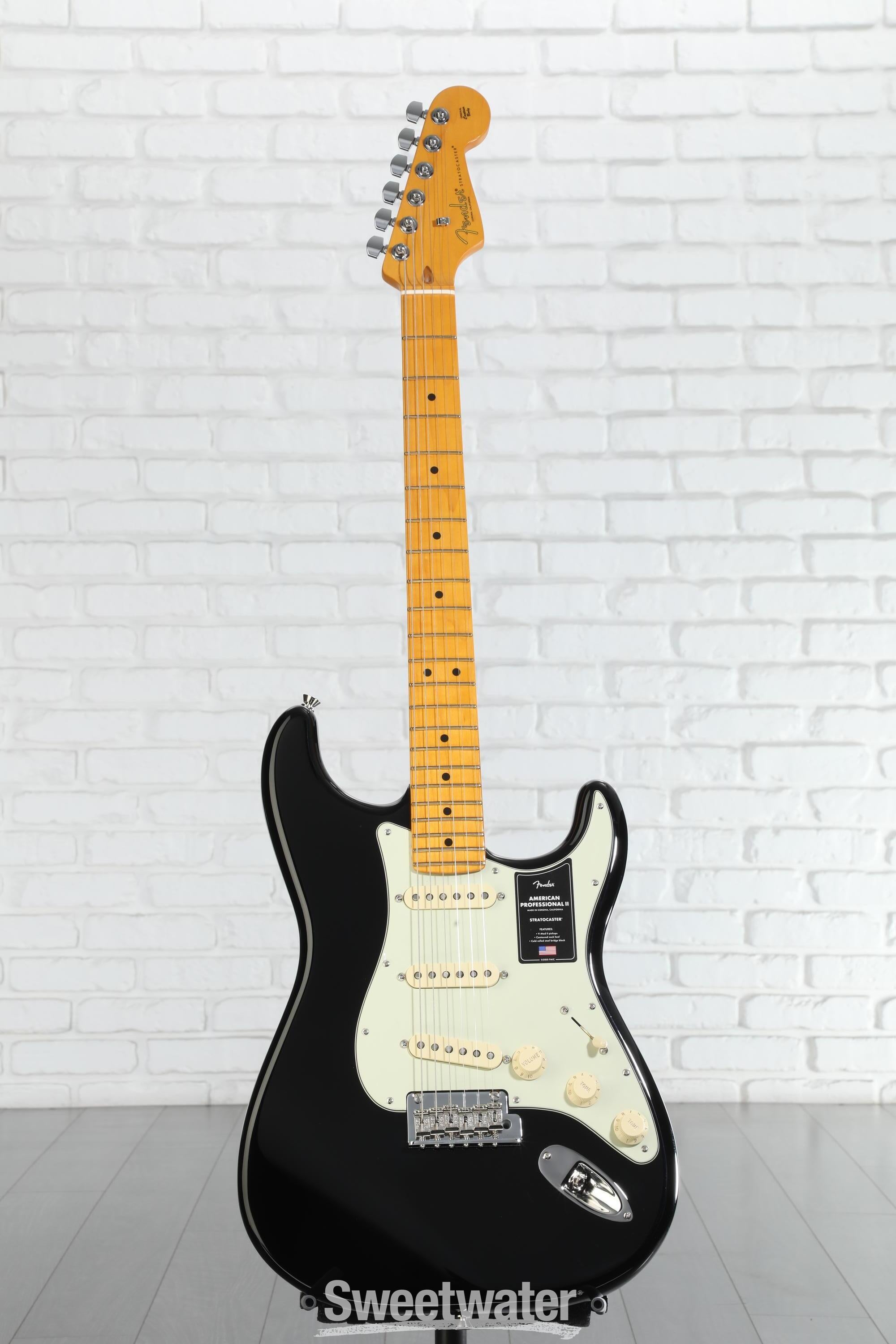 Fender American Professional II Stratocaster - Black with Maple