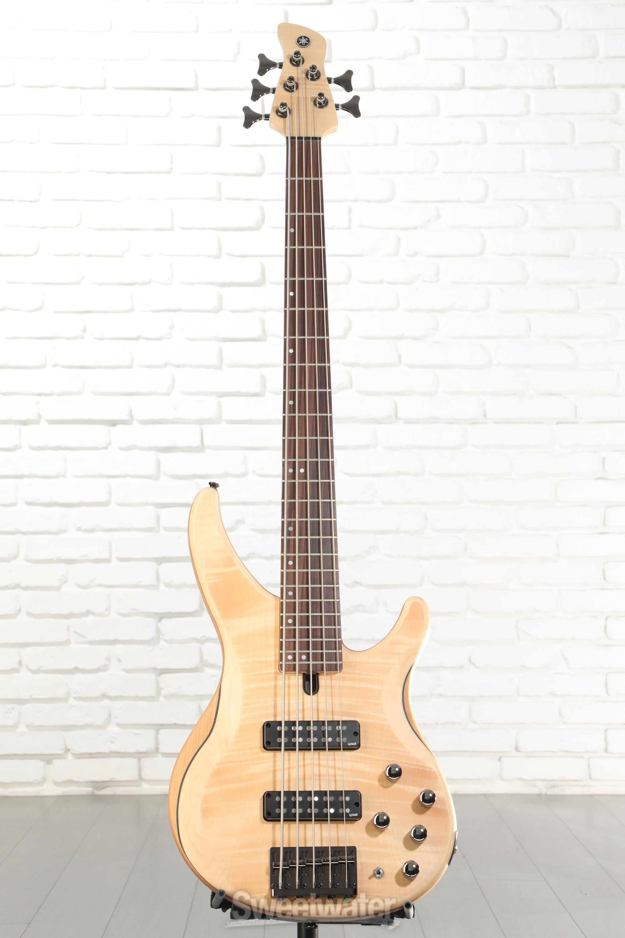 Yamaha TRBX605FM 5-string Bass Guitar - Natural Satin | Sweetwater