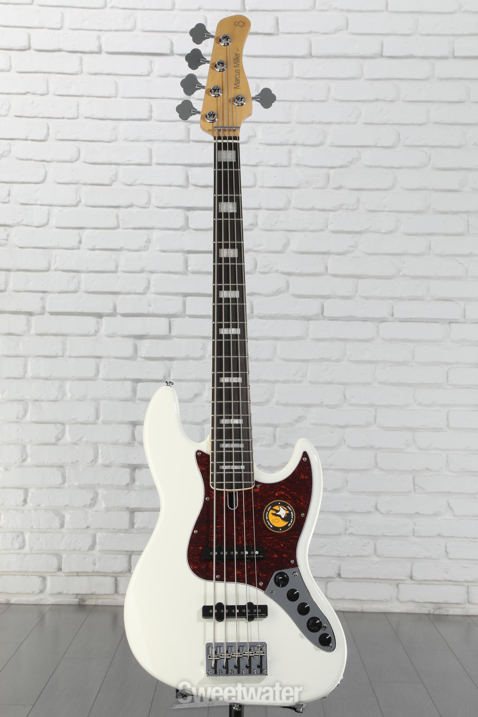 Sire V7 5弦 1st Gen（アルダー、アンティークホワイト） Sire Marcus Miller V7 Alder 5-string Bass Guitar - Antique