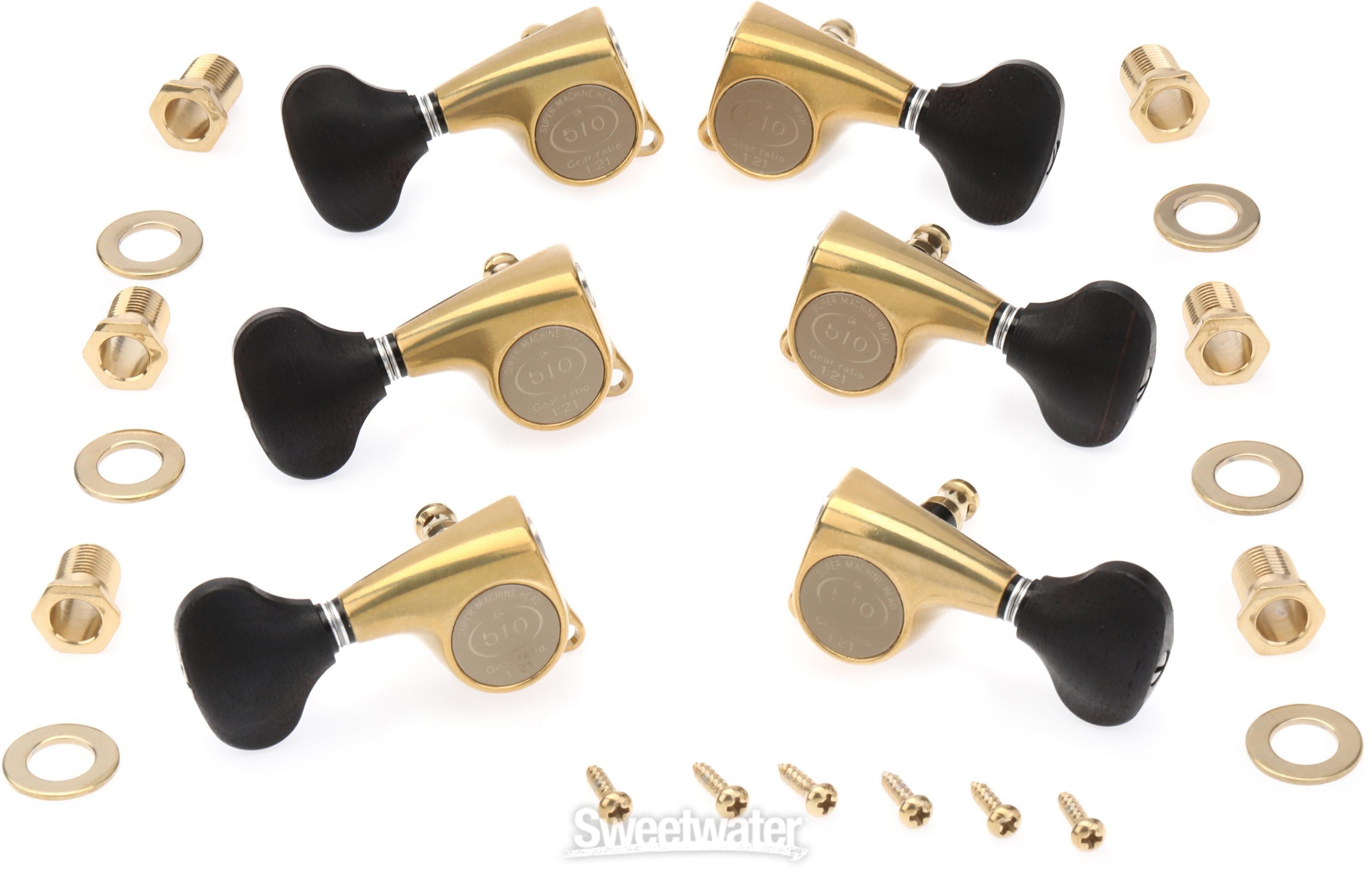 GOTO Gotoh SGL510Z-L5 Tuners - 3+3, Gold X | Sweetwater