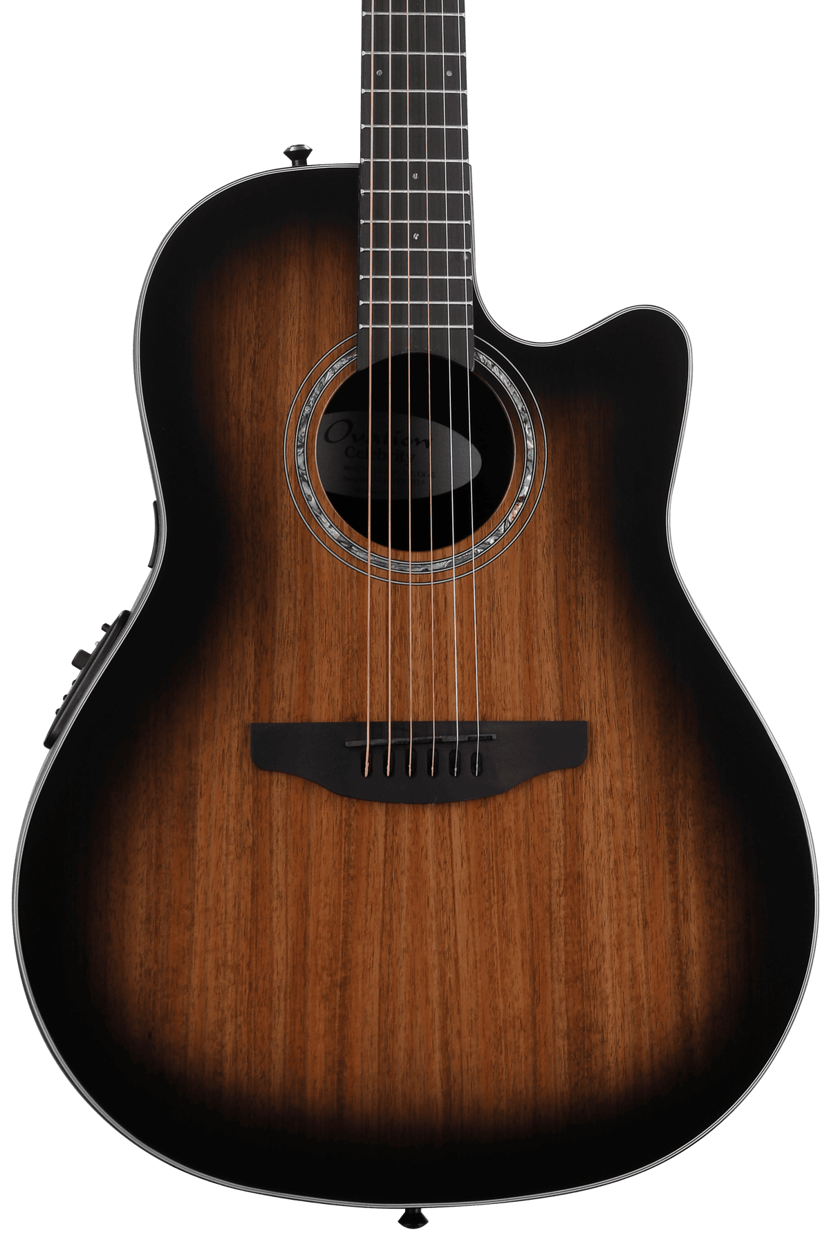 Ovation CS24P-ABLKW-G Celebrity Exotic Selection Acoustic-electric