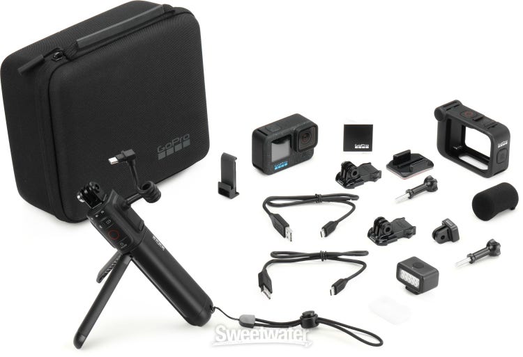 GoPro HERO12 Black 5.3K Action Camera Creator Edition | Sweetwater