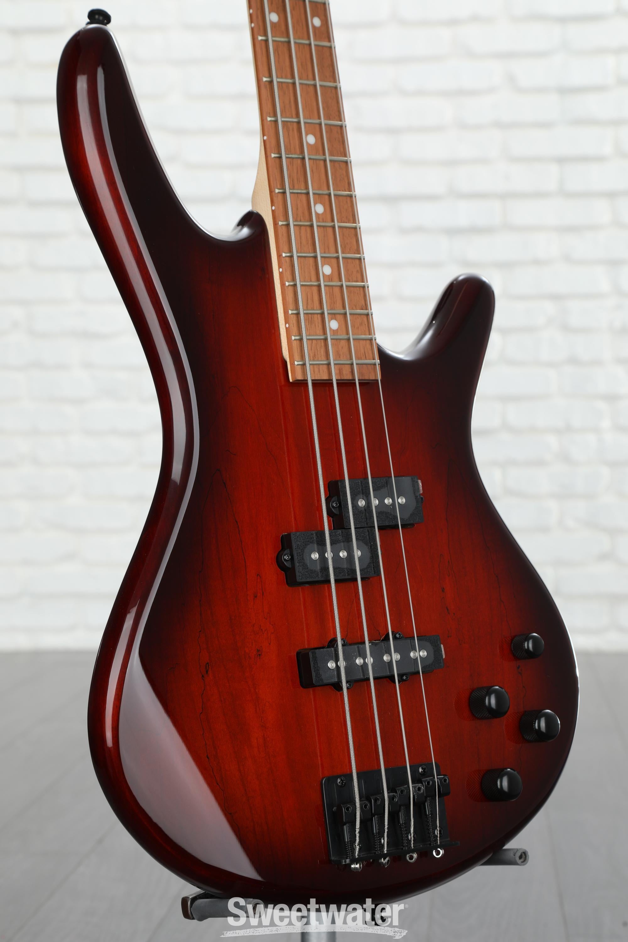 Ibanez Gio GSR200SMCNB Bass Guitar Charcoal Brown Burst