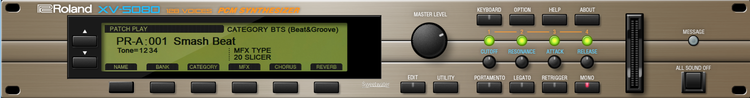 Roland XV-5080 Synthesizer Software | Sweetwater