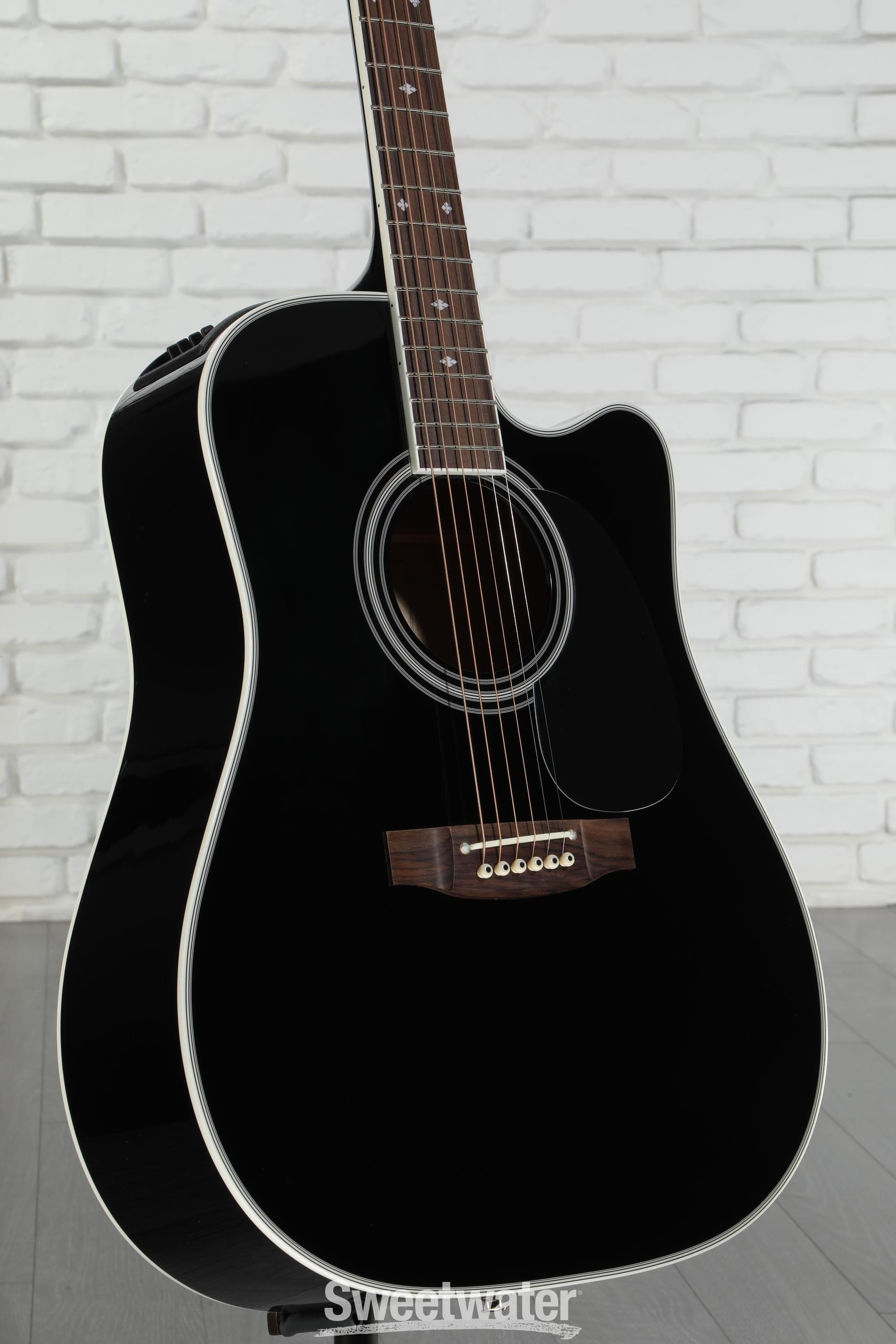 Takamine Legacy JEF341SC Acoustic-electric Guitar - Black | Sweetwater