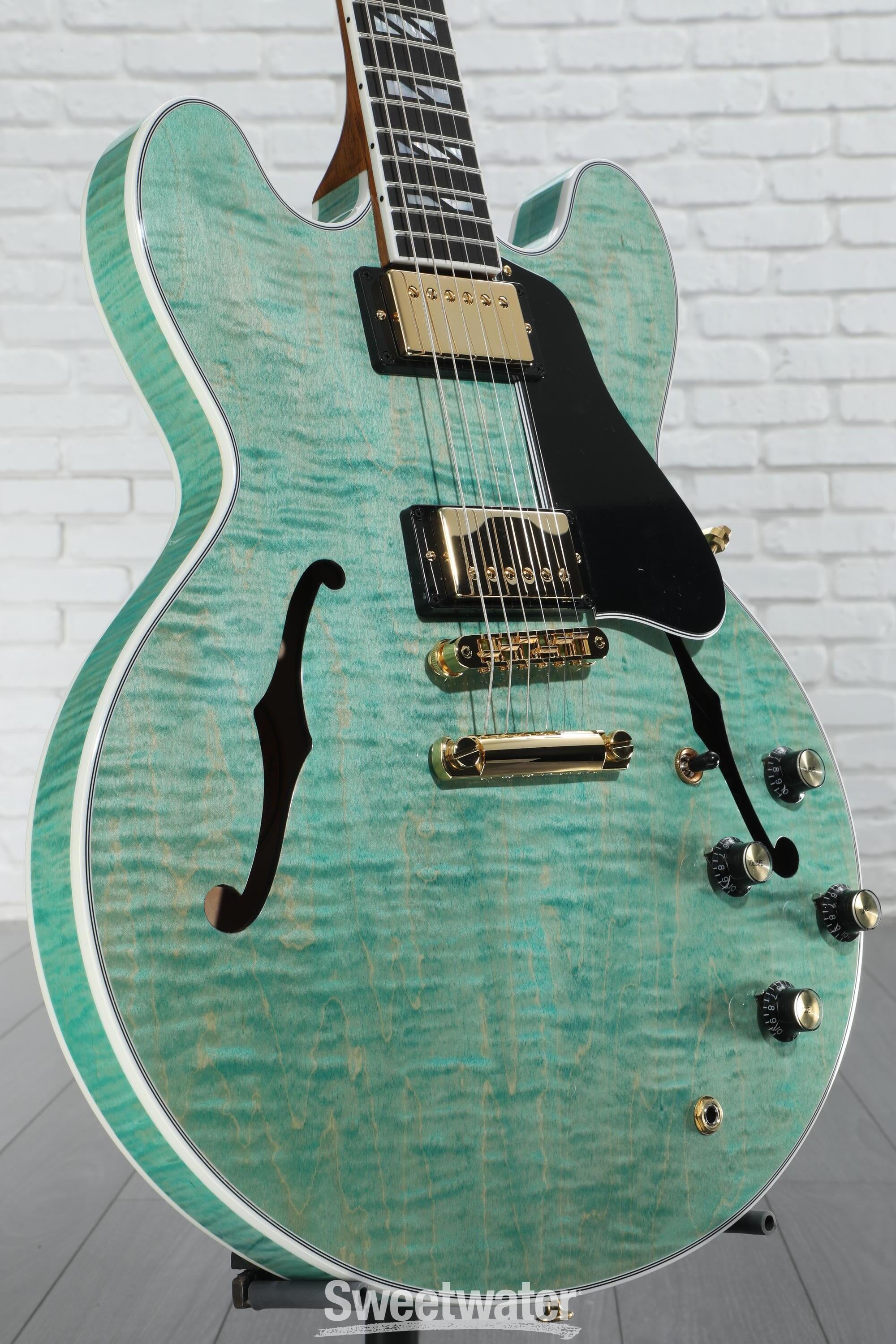 iPhone - クリムゾン Gibson ES-335 Electric Guitar (with Case) | zZounds