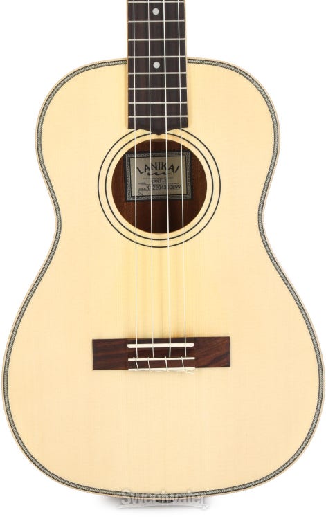 Lanikai 4-String Ukulele In White With Pearl Barbados | Ubuy