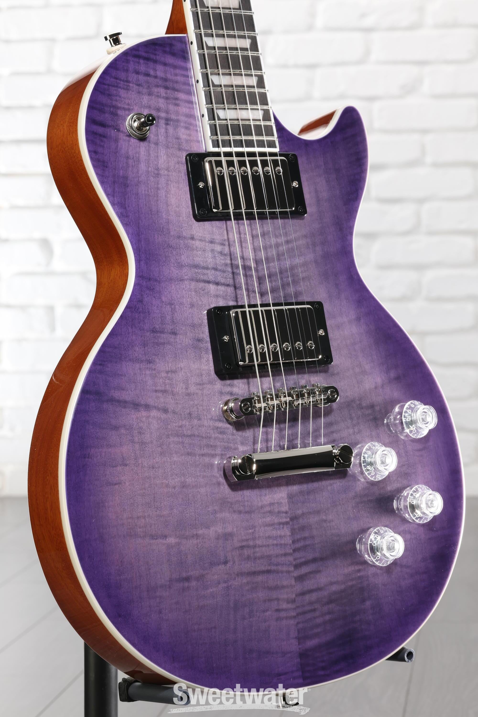 Epiphone Les Paul Modern Figured Electric Guitar - Purple Burst