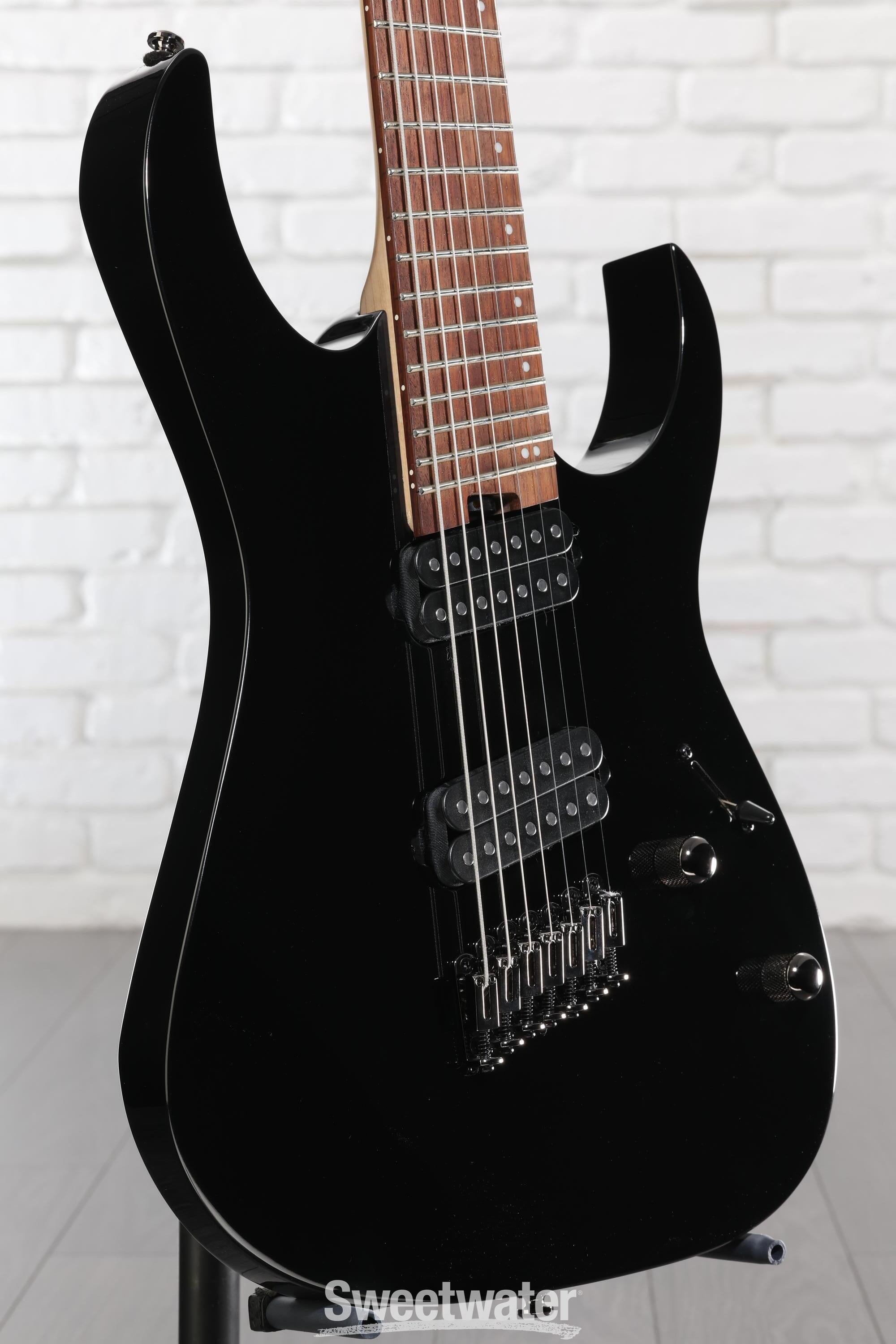 Ibanez RGMS7 7-string Electric Guitar - Black | Sweetwater