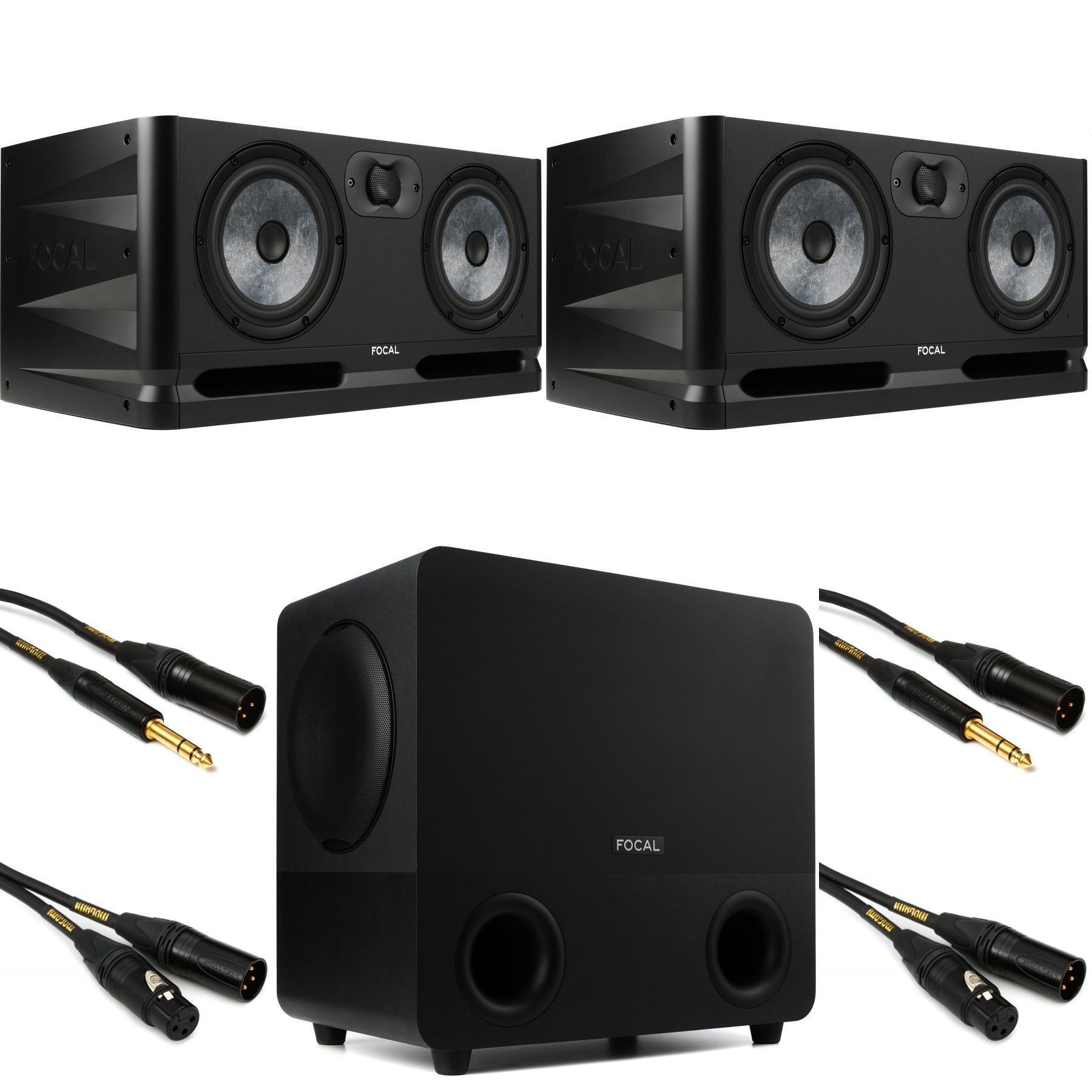 Focal Alpha Twin Evo Dual 6.5-inch Powered Studio Monitor (Pair) with 8 ...