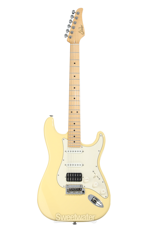 Suhr Classic S Antique Electric Guitar - Vintage Yellow, HSS Suhr Classic S Antique Electric Guitar - Vintage Yellow, HSS