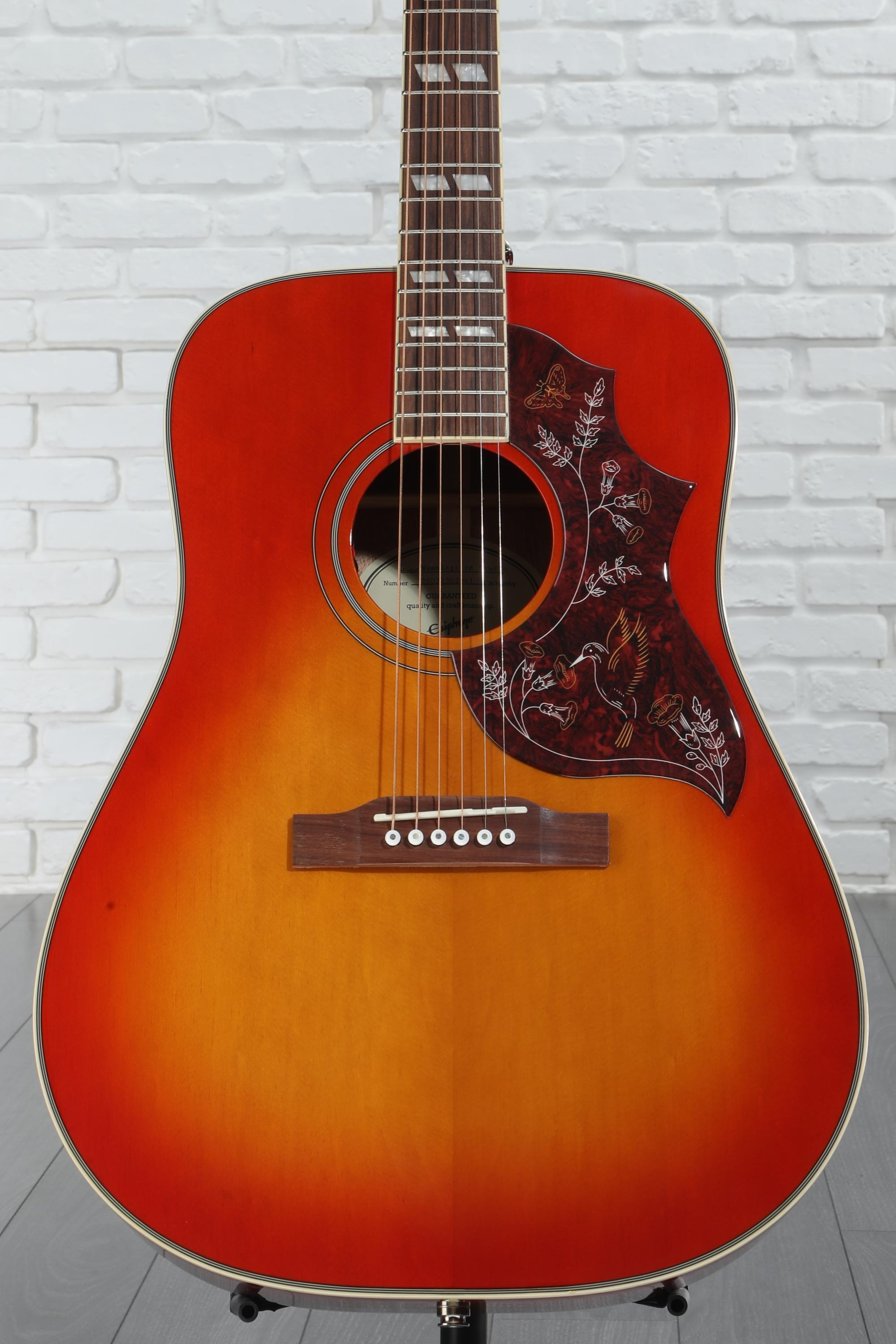 Epiphone Hummingbird Studio Acoustic-Electric Guitar - Faded