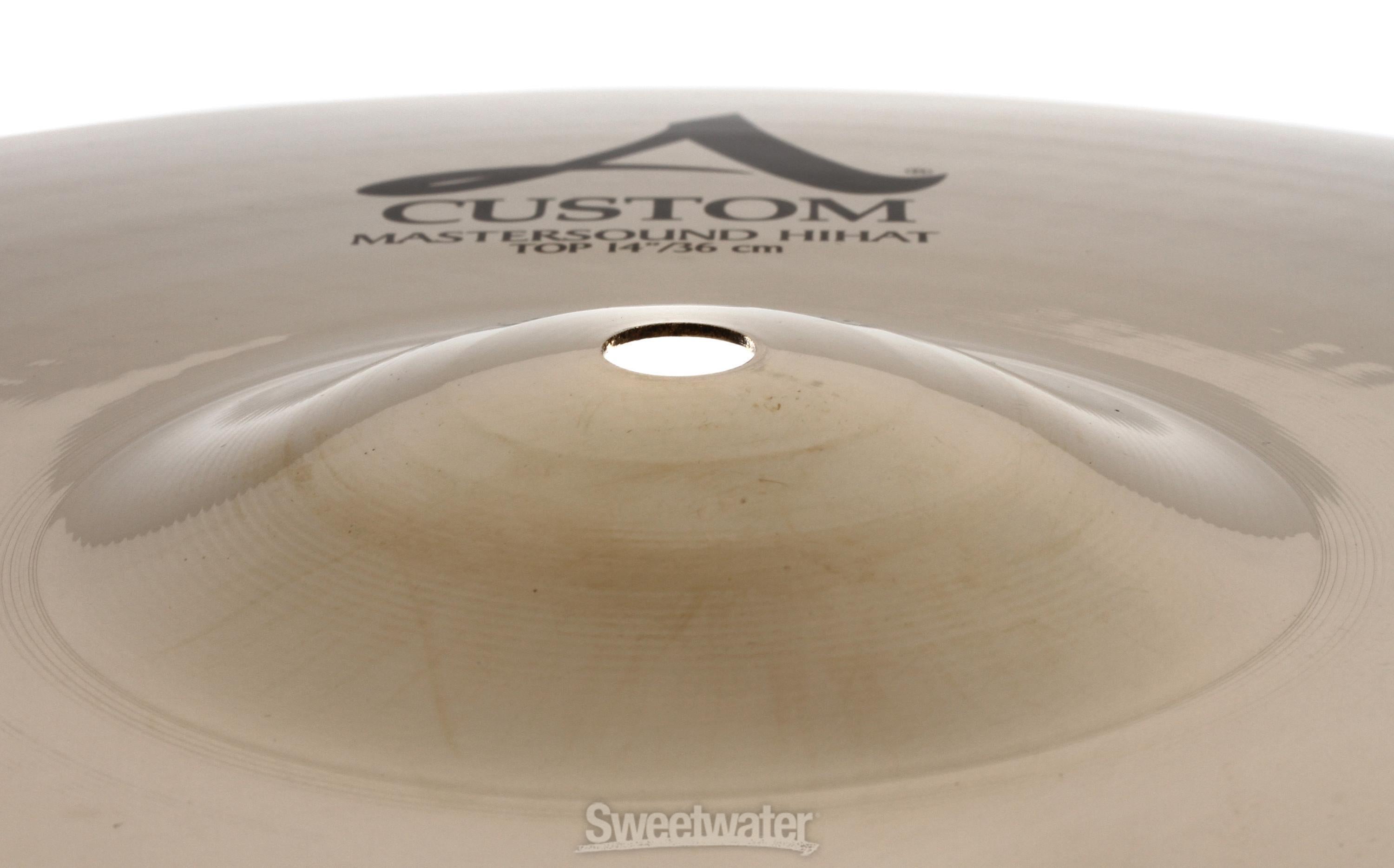 Zildjian 14 inch A Custom Mastersound Hi-hat Cymbals | Sweetwater