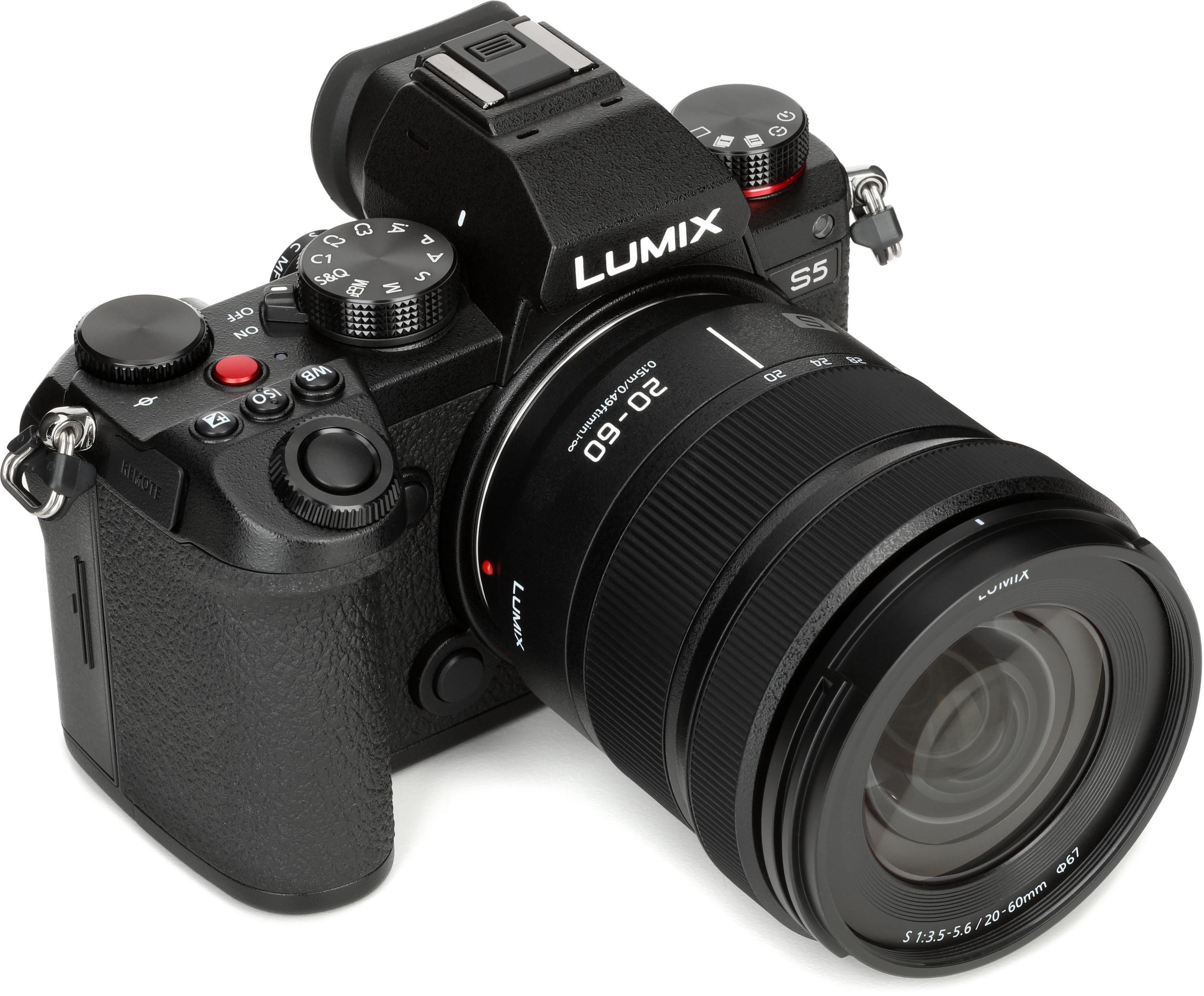 Panasonic Lumix S5 Mirrorless Camera with 20-60mm Lens