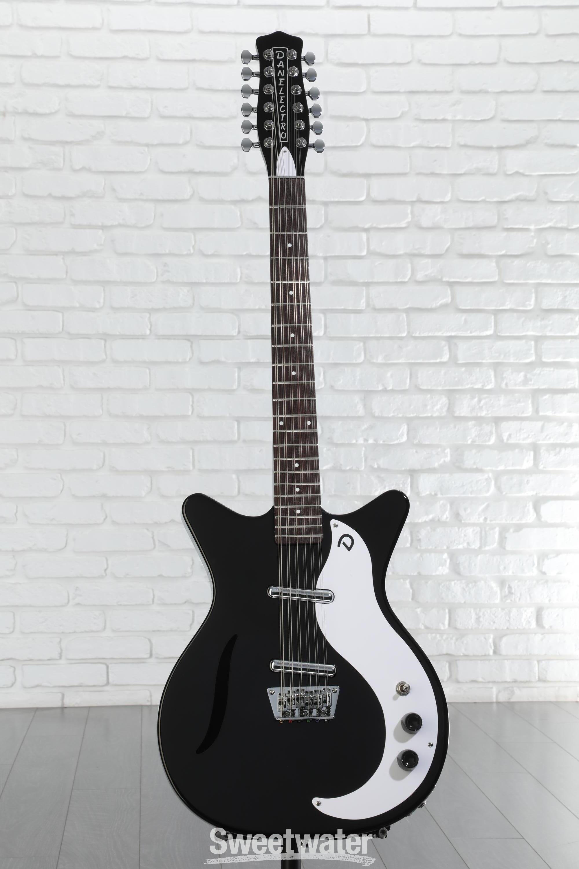 Dan Electro 12弦guitar　Black Amazon.com: Danelectro 12SDC 12-String Electric Guitar Black