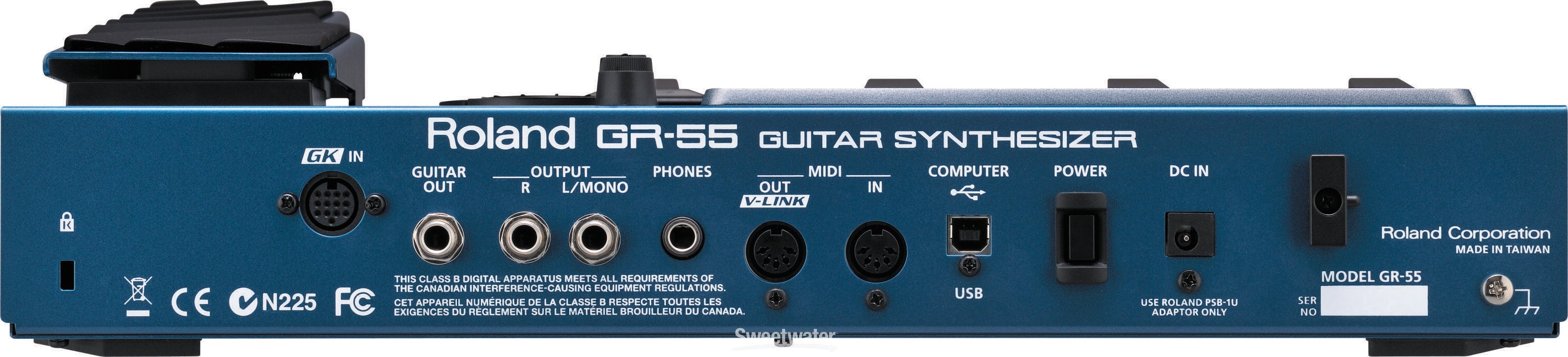 Roland GR-55 Guitar Synth - Blue - Without GK-3 Pickup | Sweetwater
